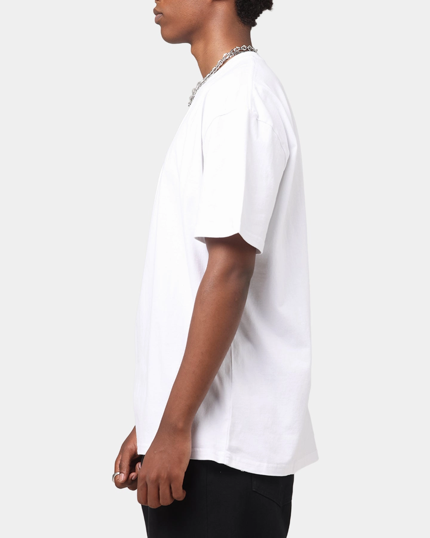 Culture Kings Boxy T-Shirt White Comfortable Style