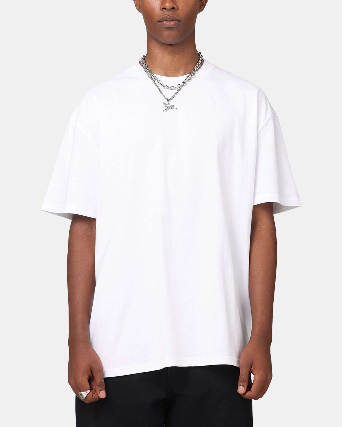Sporty and Stylish Culture Kings Boxy T-Shirt White