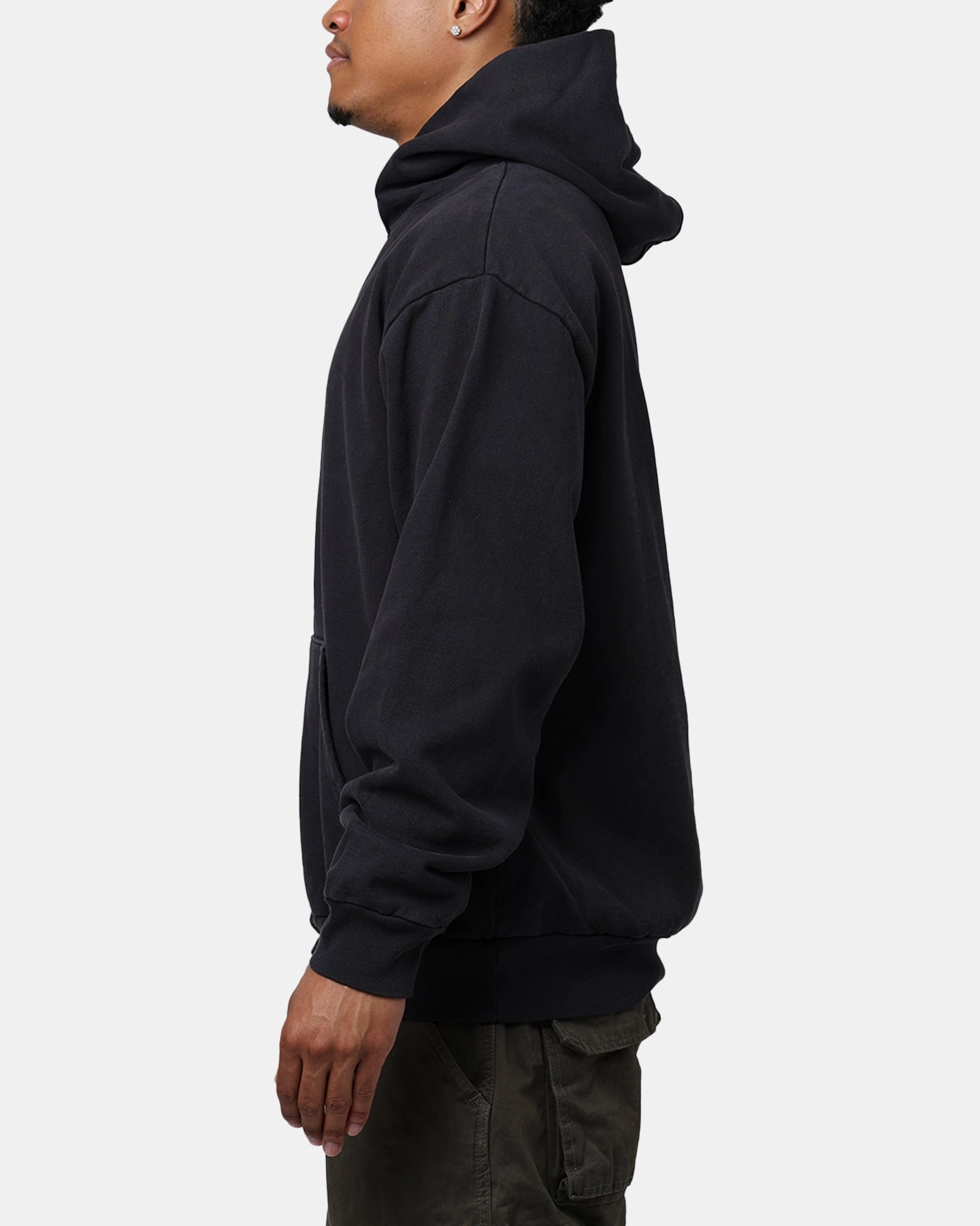 Culture Kings CK Embroidered Hoodie Off Black Multi Seasonal