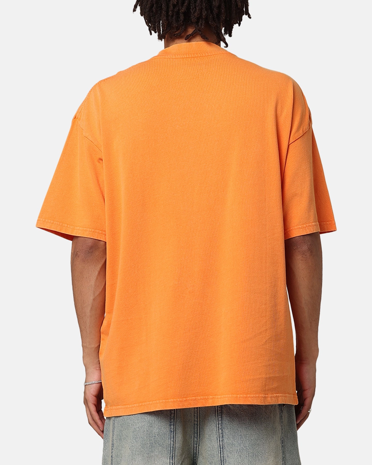 Culture Kings Oversized Blank T-Shirt Orange Flattering Design Breathable apparel