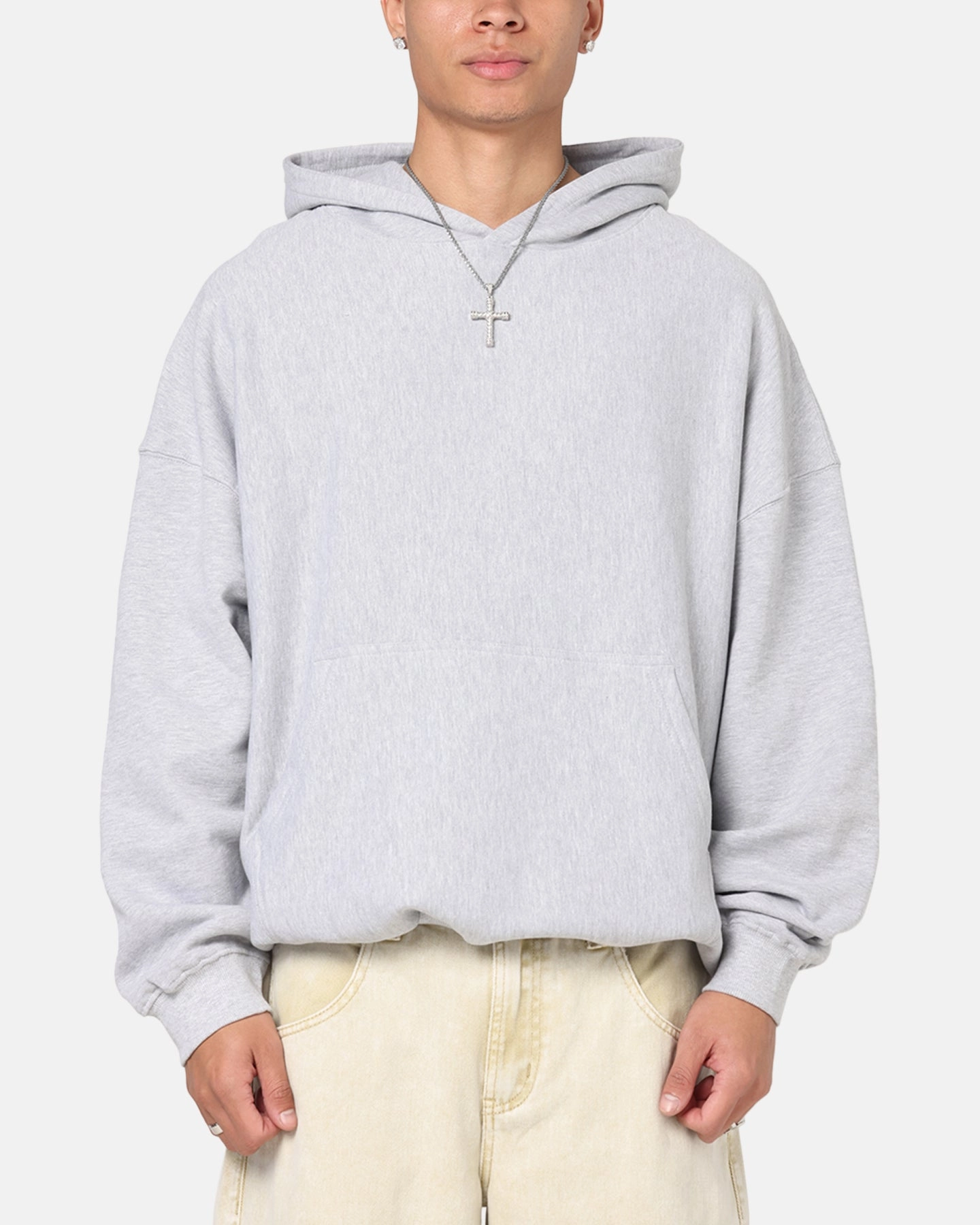 Odor Blocking Culture Kings Oversized Hoodie Light Marle