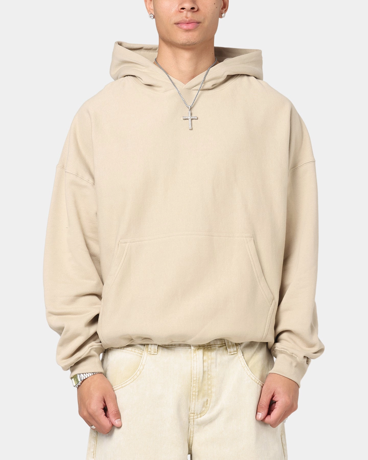 Research - enabling Flexible Use Culture Kings Oversized Hoodie Stone
