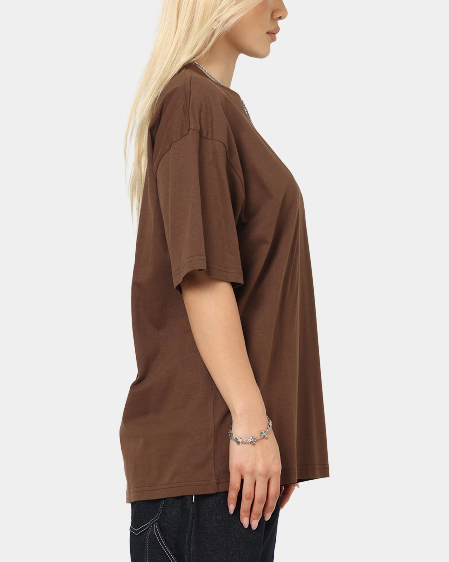 Culture Kings Standard Drop Shoulder T-Shirt Chocolate Chill Comfort casual top