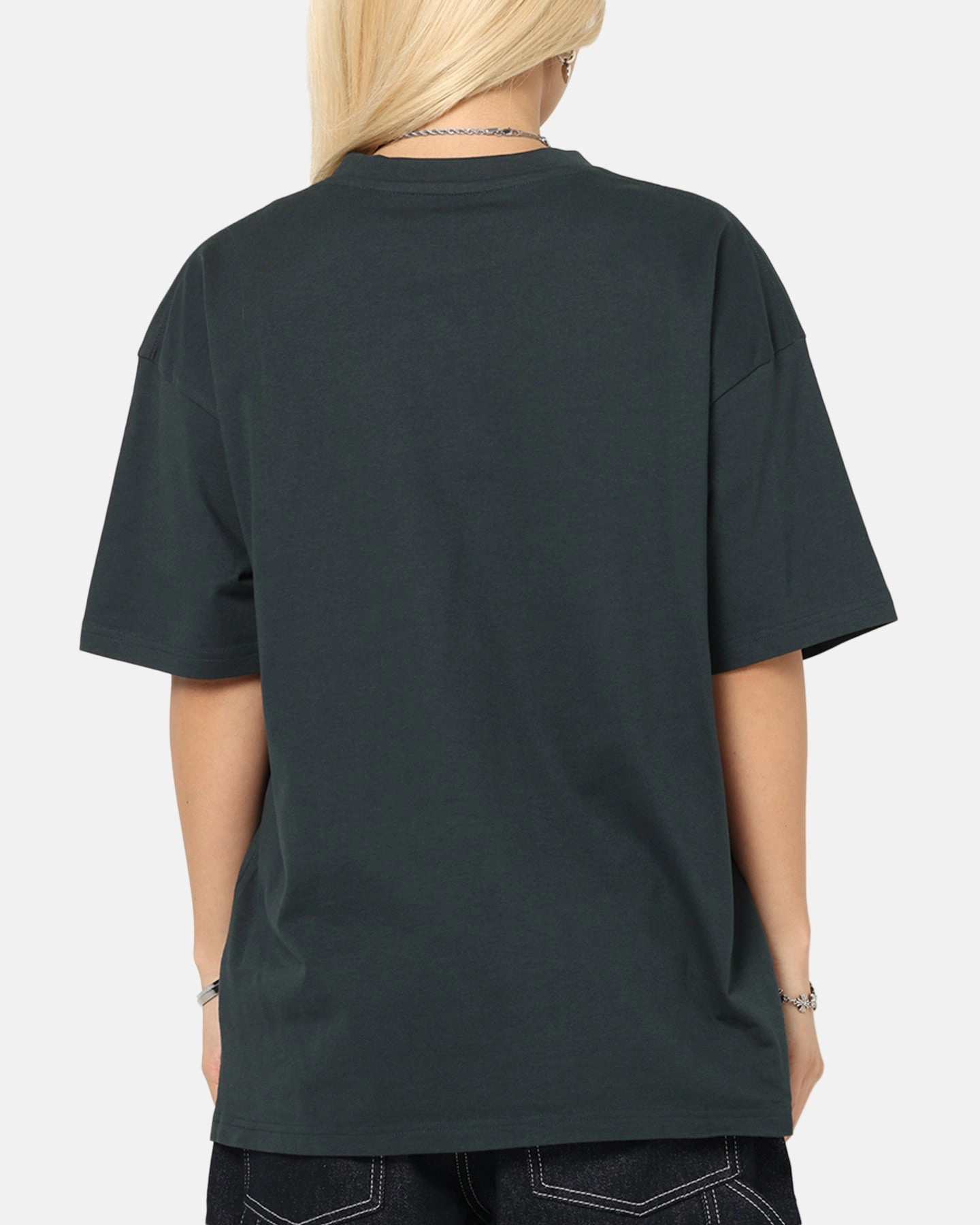 Culture Kings Standard Drop Shoulder T-Shirt Pine Green Street Trendy Chill Wear