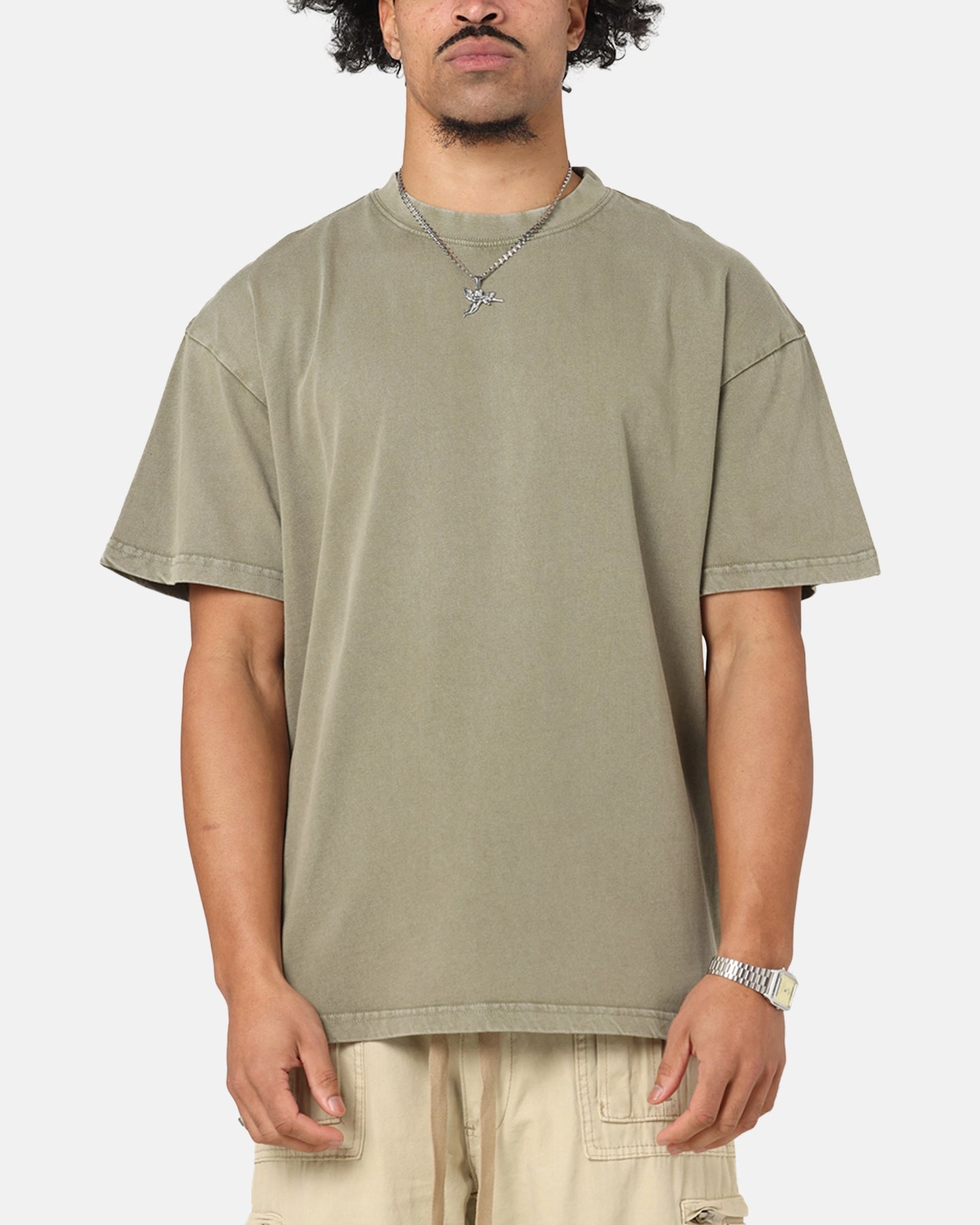 Classic Layer Recommended Culture Kings Standard Drop Shoulder T-Shirt Vintage Khaki