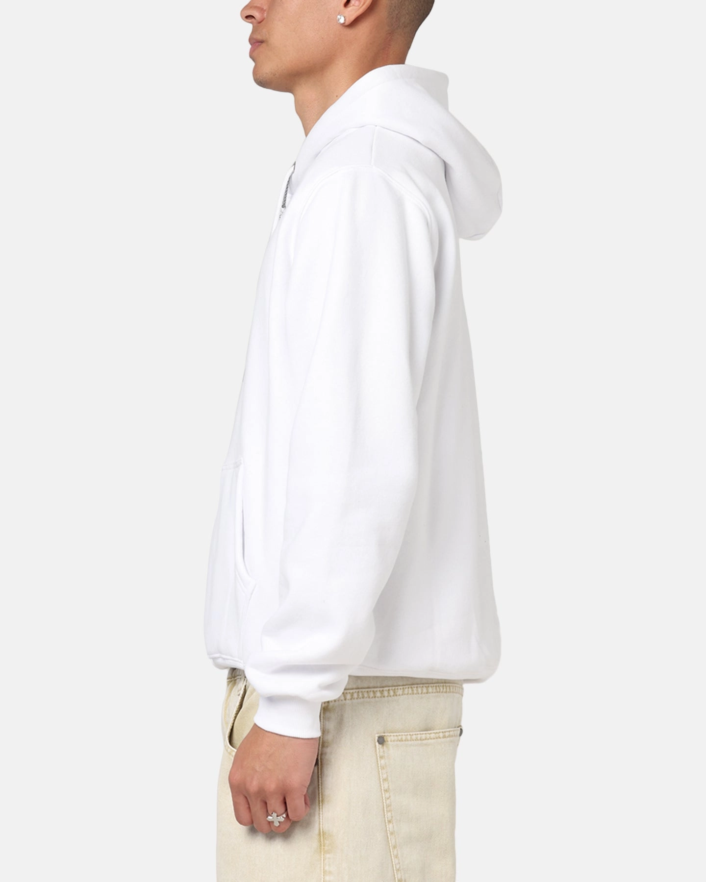 Culture Kings Standard Hoodie White windproof lining