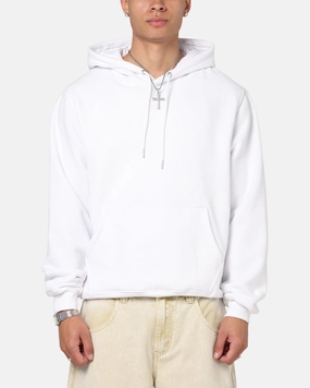 Culture Kings Standard Hoodie White Quick Pullover Design
