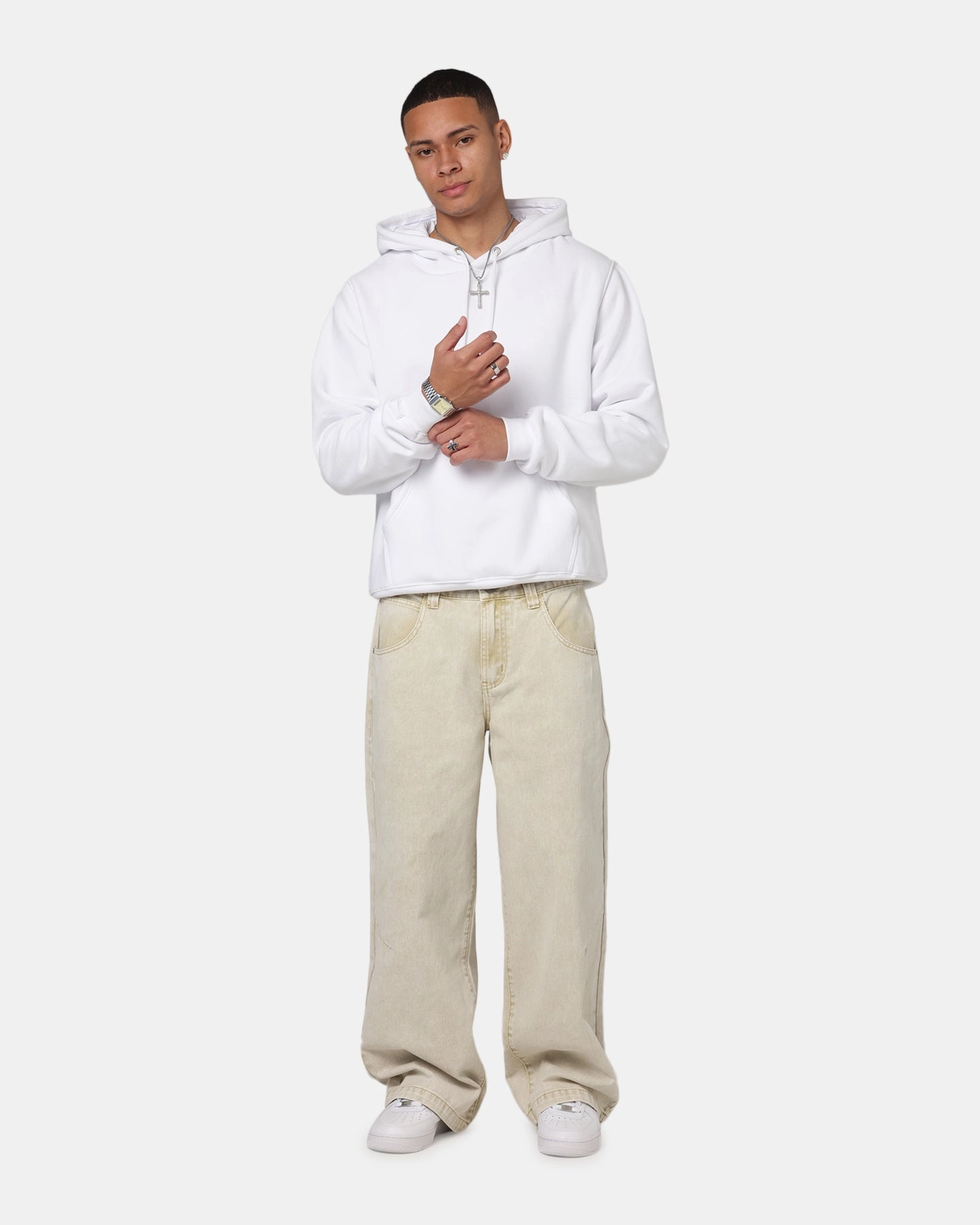 Travel Lightness Culture Kings Standard Hoodie White