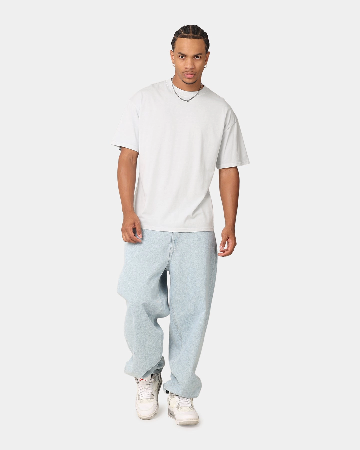 Modern and Soft Flexible Collar Culture Kings Standard T-Shirt Ash