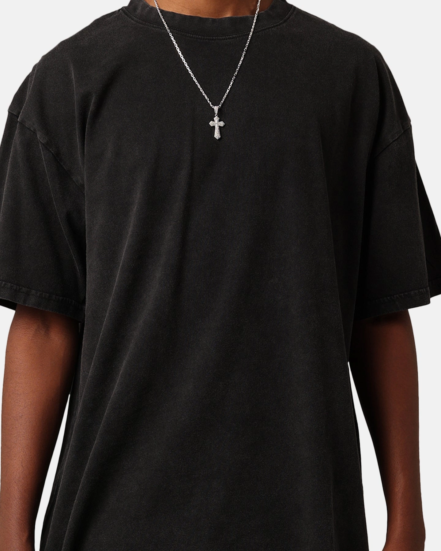 Culture Kings Standard T-Shirt Black Acidwash Classic Outfit Style