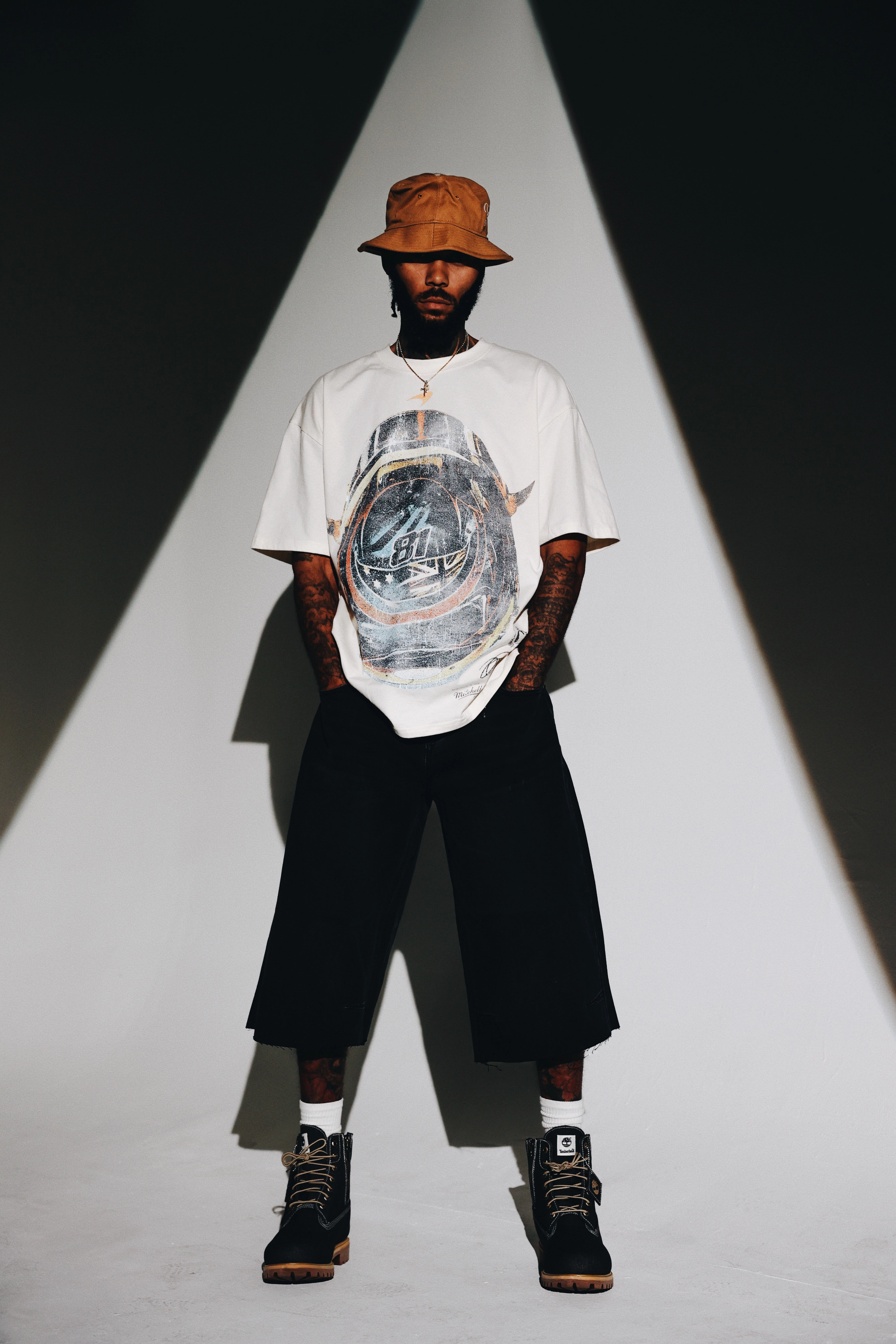 Cozy Design Culture Kings X Mclaren Oscar Piastri 'Vegas Grand Prix 2024' Helmet T-Shirt Off White