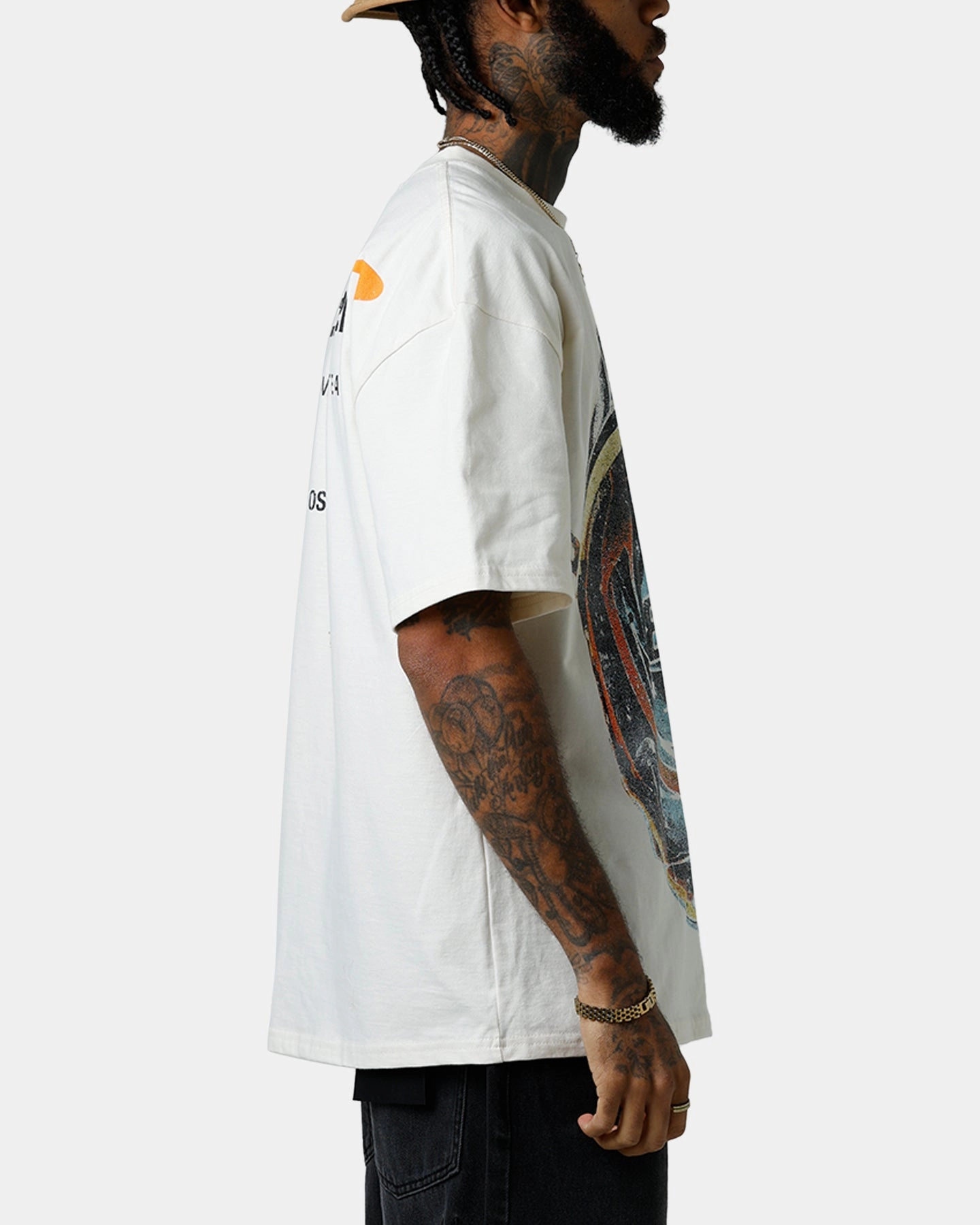 Culture Kings X Mclaren Oscar Piastri 'Vegas Grand Prix 2024' Helmet T-Shirt Off White Light Comfort Classic Layer Wear