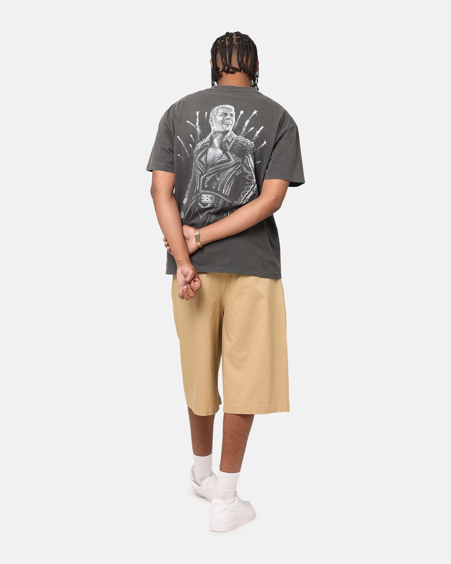 Culture Kings X WWE Cody Rhodes Heavy T-Shirt Black Wash Seasonal Outfit Summer Wardrobe