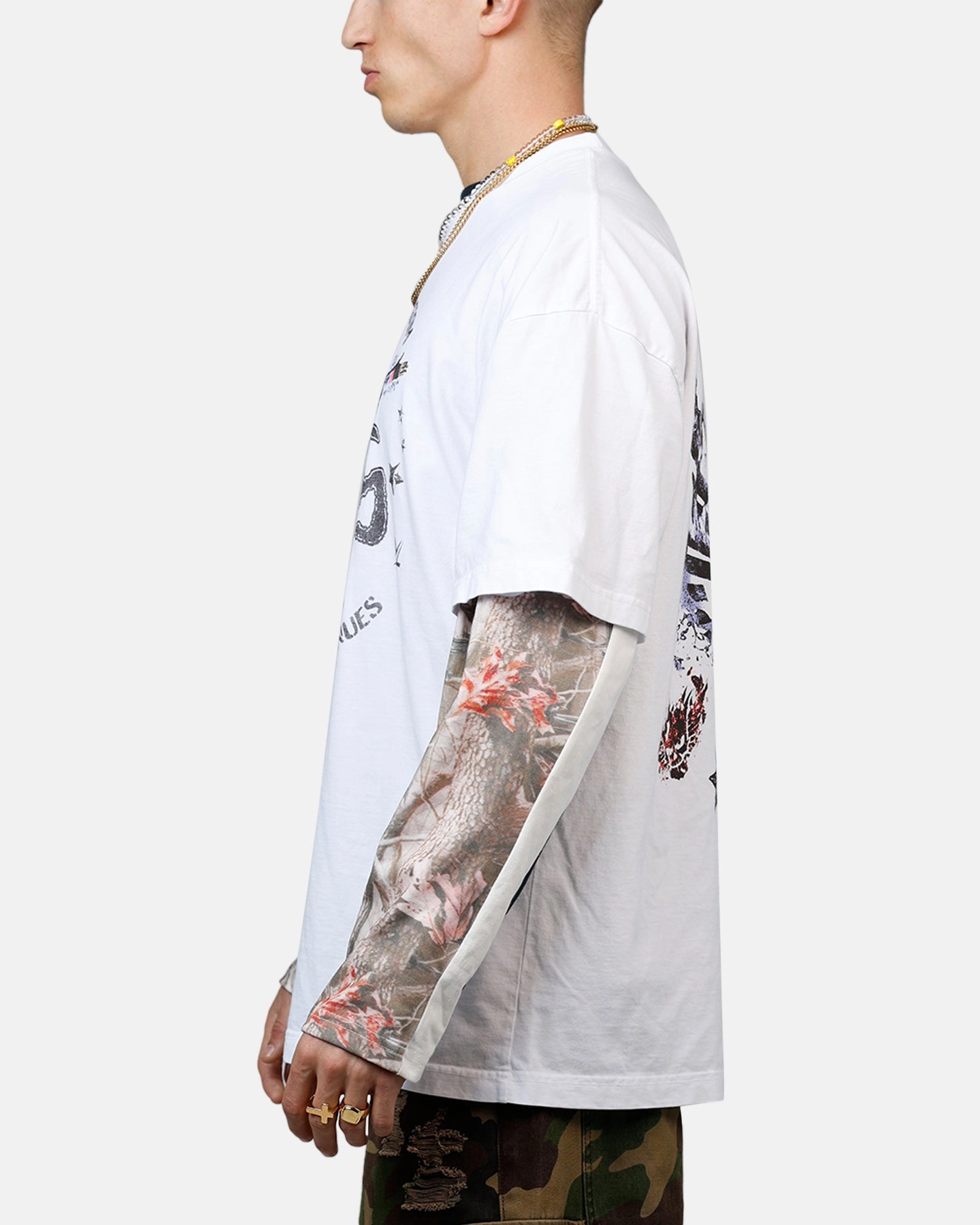 Culture Kings X WWE Cody Rhodes Wrestlemania XLI Vintage T-Shirt White Casual Style Ribbed Neckline