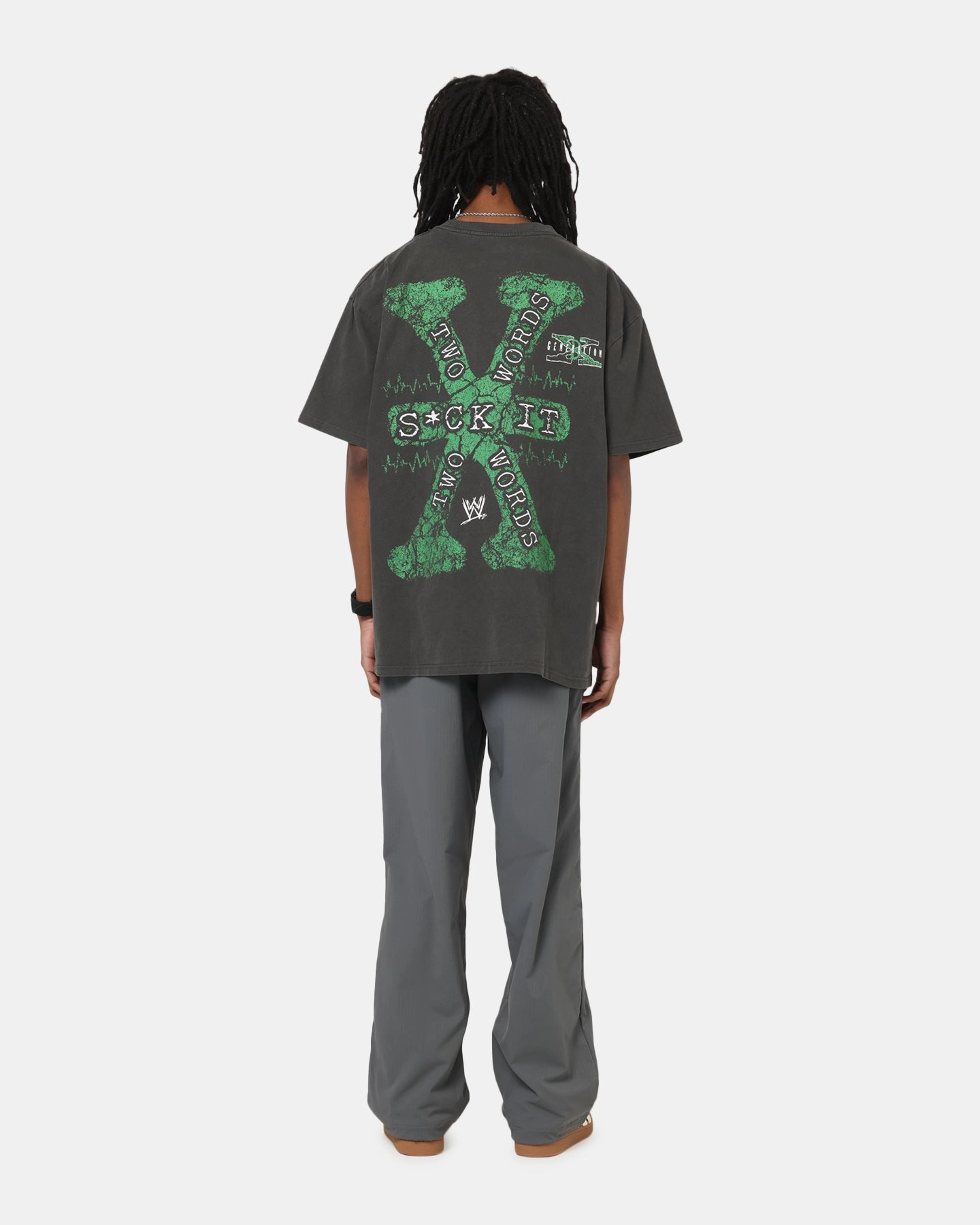 AntiStaticLining Elegant Culture Kings X WWE D-Generation X Summer Slam Heavy T-Shirt Black Wash