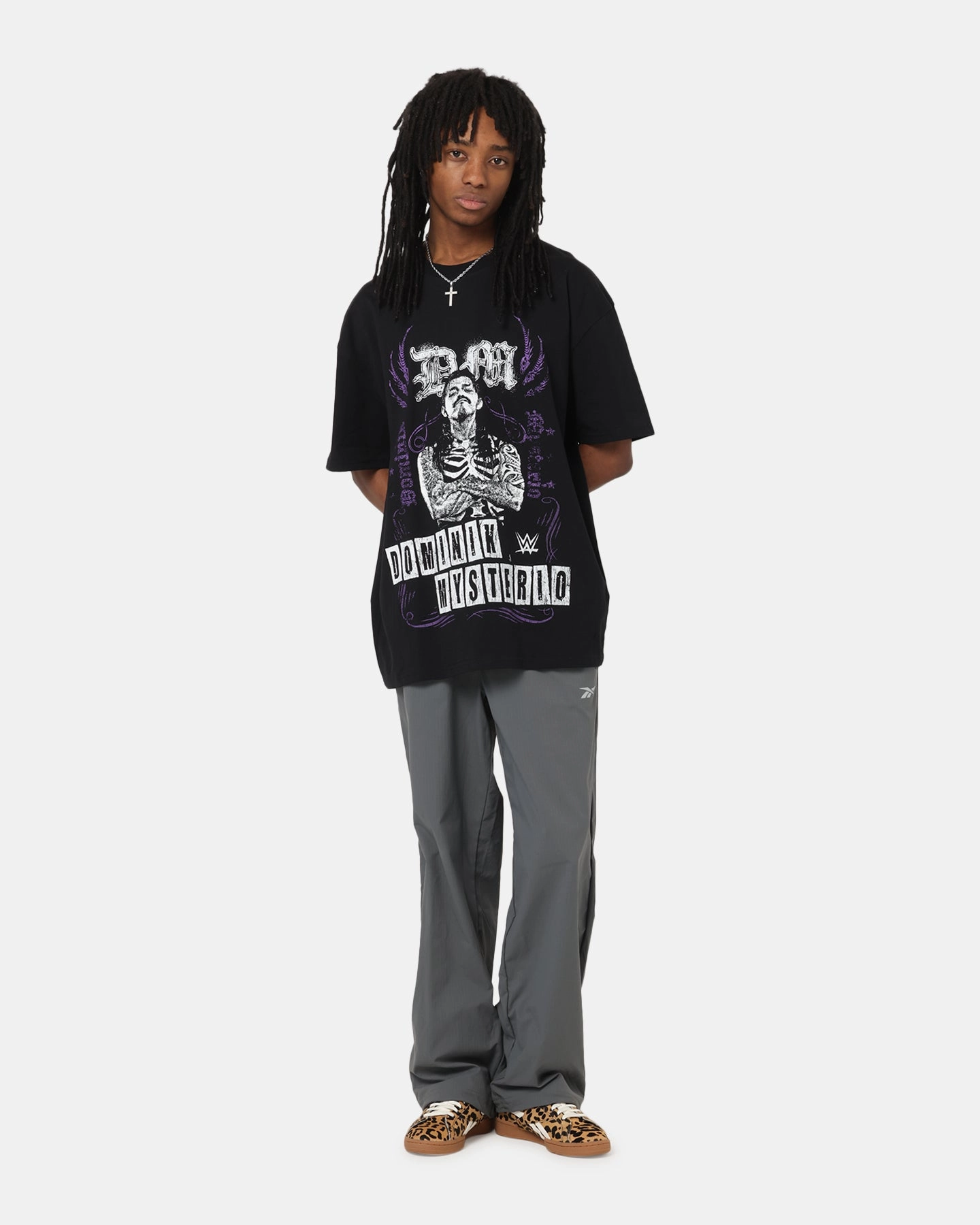 Seasonal Fashion Heathered Fabric Culture Kings X WWE Dominik Mysterio Summer Slam Heavy T-Shirt Black