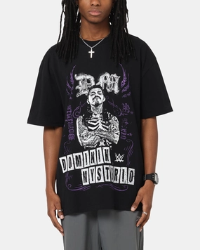 Fresh Outfit Style Classic Layer Wear Culture Kings X WWE Dominik Mysterio Summer Slam Heavy T-Shirt Black