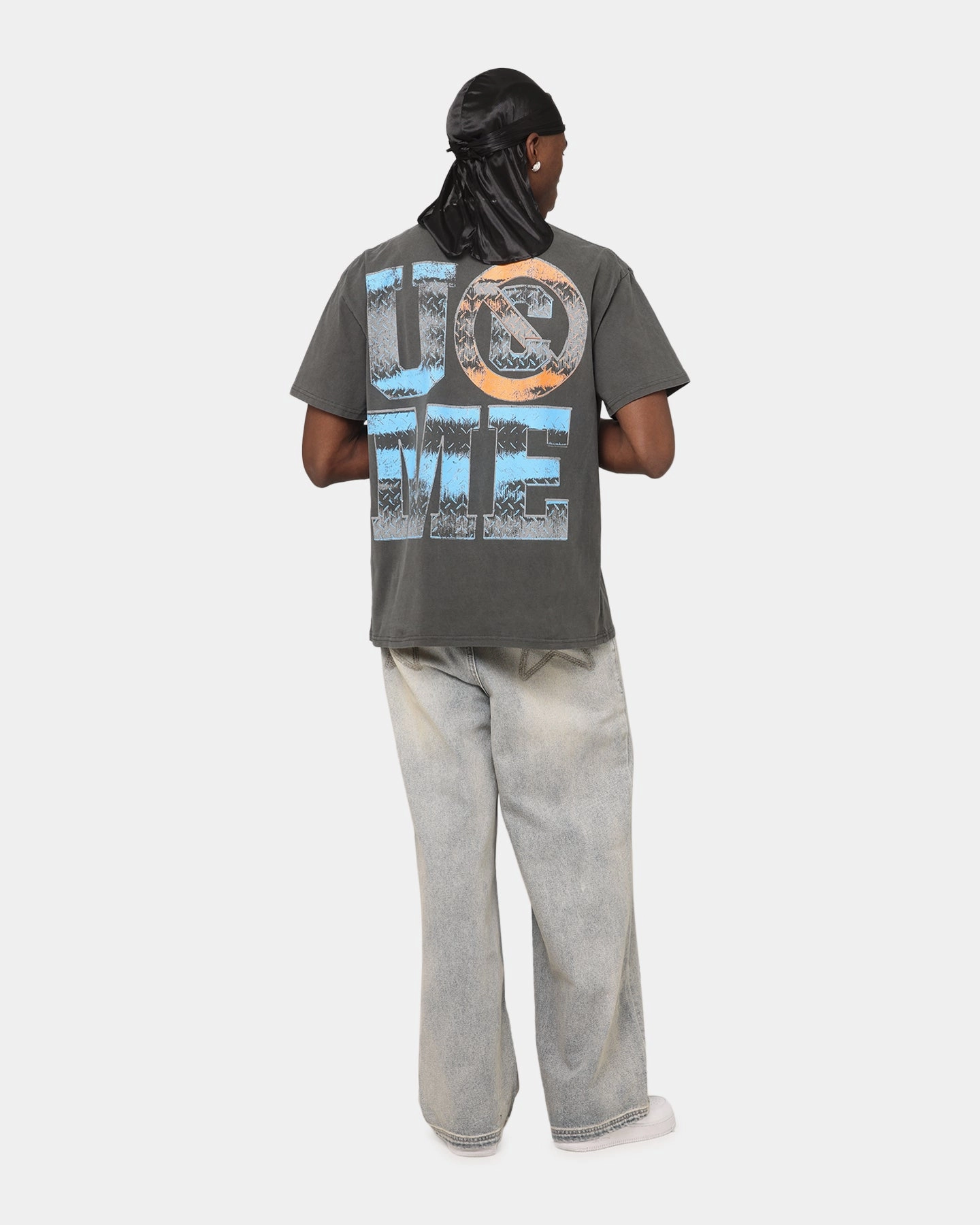 Culture Kings X WWE John Cena Heavy T-Shirt Black Wash TexturedWeavePattern vacation wear