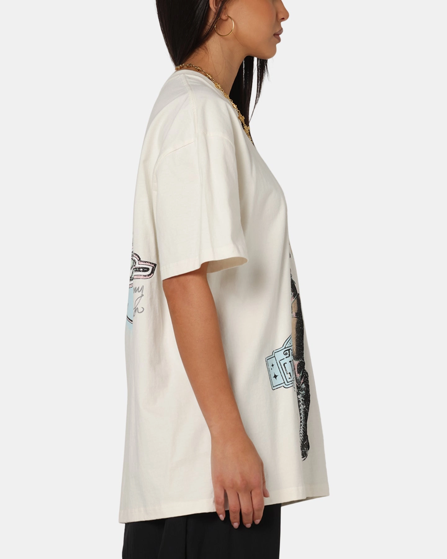Stylish and Fun NonIronTechnology Culture Kings X WWE Tiffany Stratton Summer Slam Heavy T-Shirt Off White