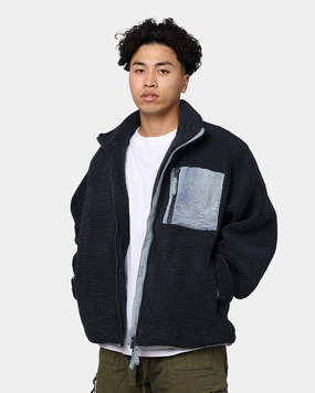 Ksubi Ice Breaker Zip Through Punk Jacket Navy Tradition Brand Name
