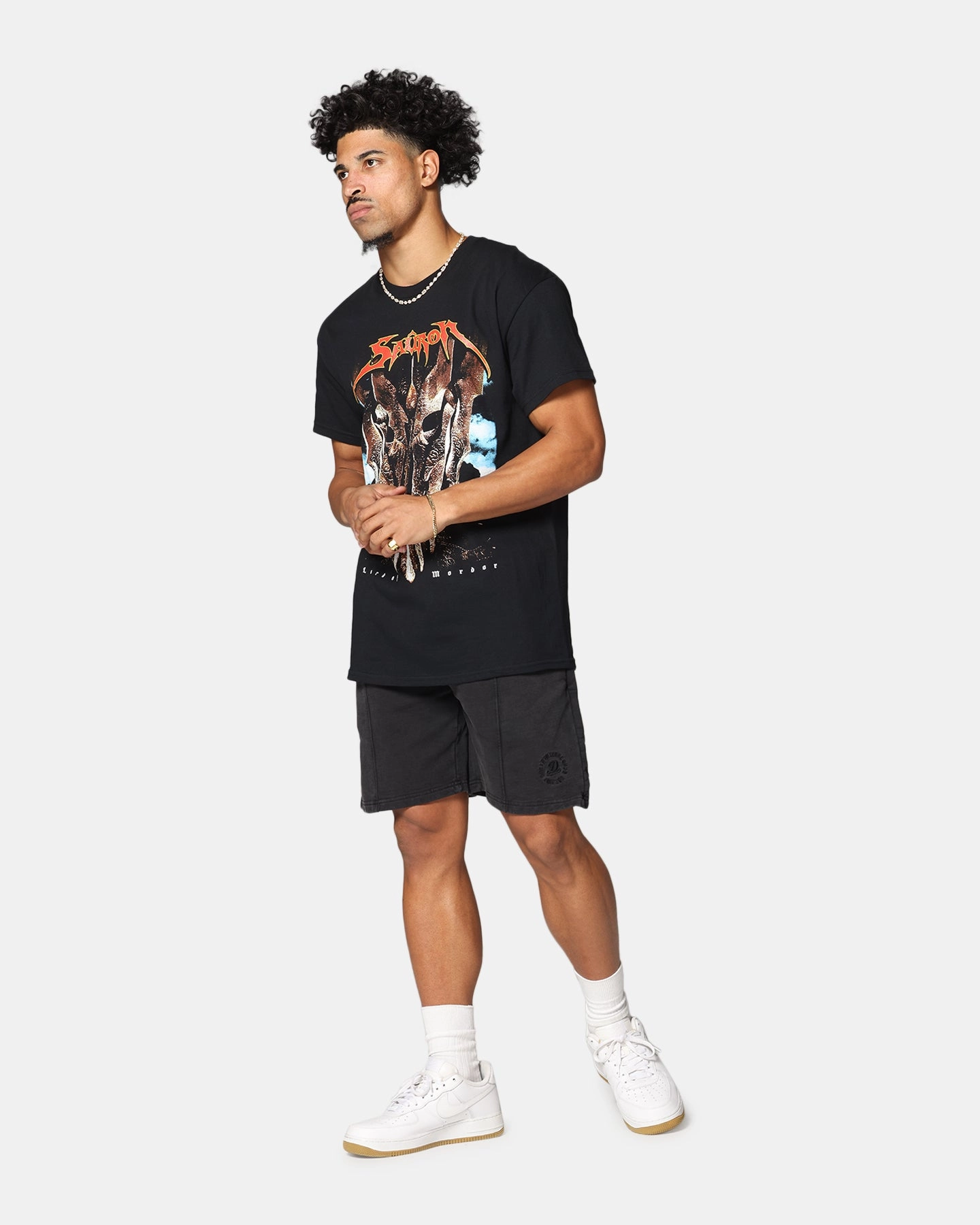 American Thrift X The Lord Of The Rings Sauron T-Shirt Black EcoFriendlyDyes Soft and durable
