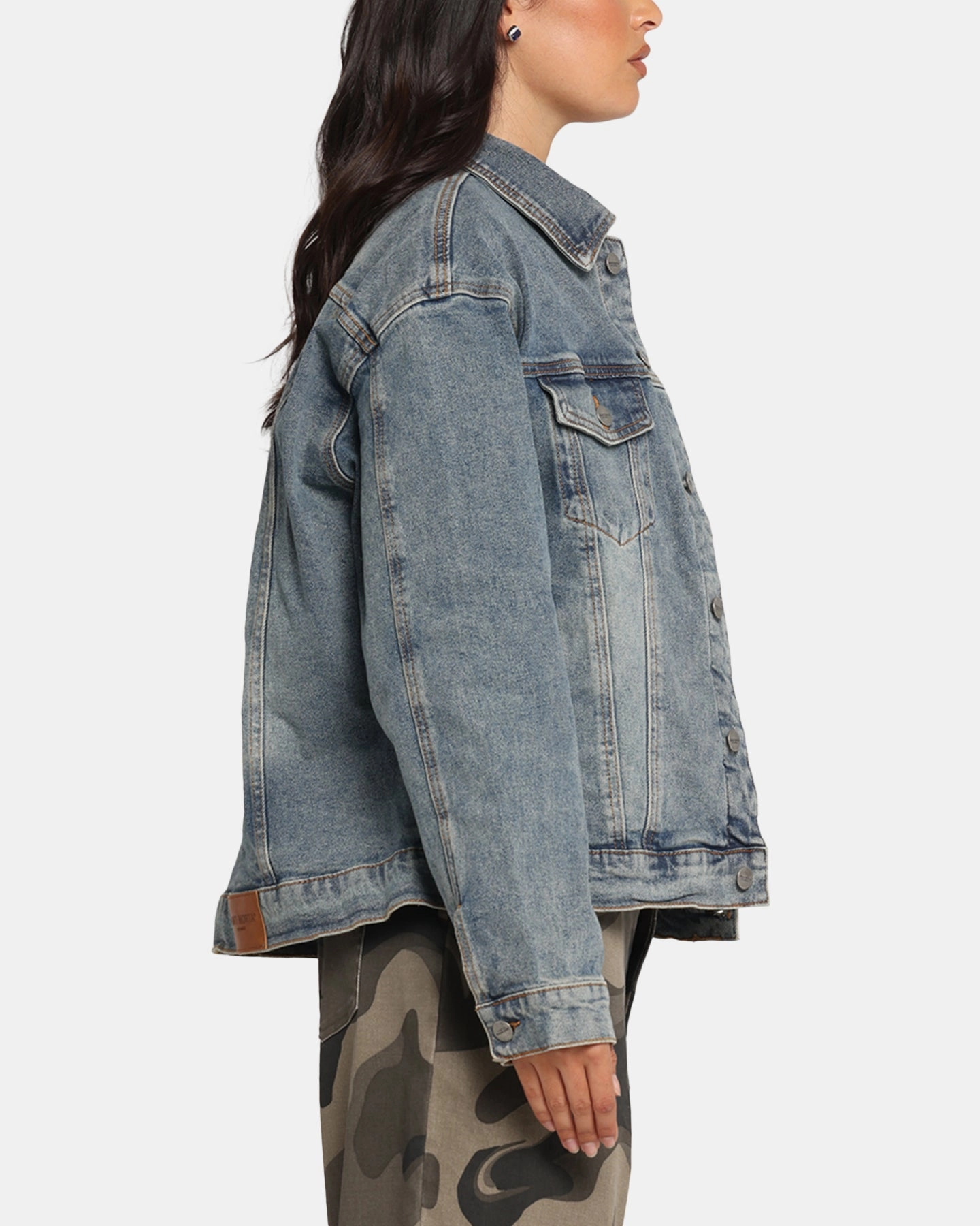 Saint Morta Trucker Denim Jacket Dirty Denim humid Flexible Motion