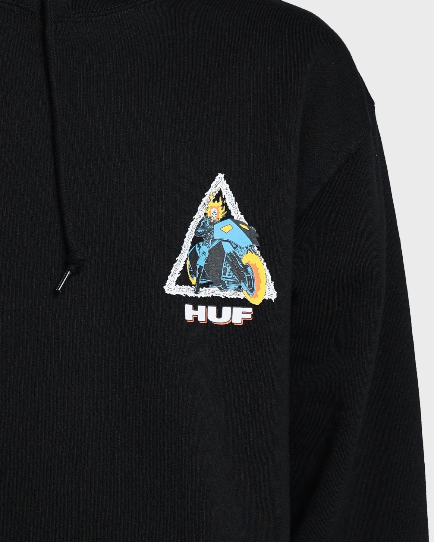 HUF X Marvel Ghost Rider TT Hoodie Black Picture