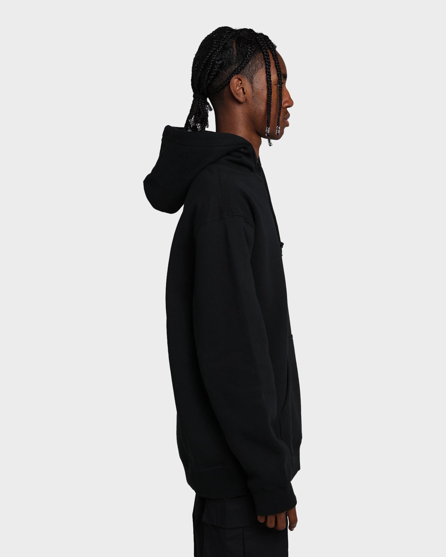 Collapsible Hood Structure Thank HUF X Marvel Ghost Rider TT Hoodie Black