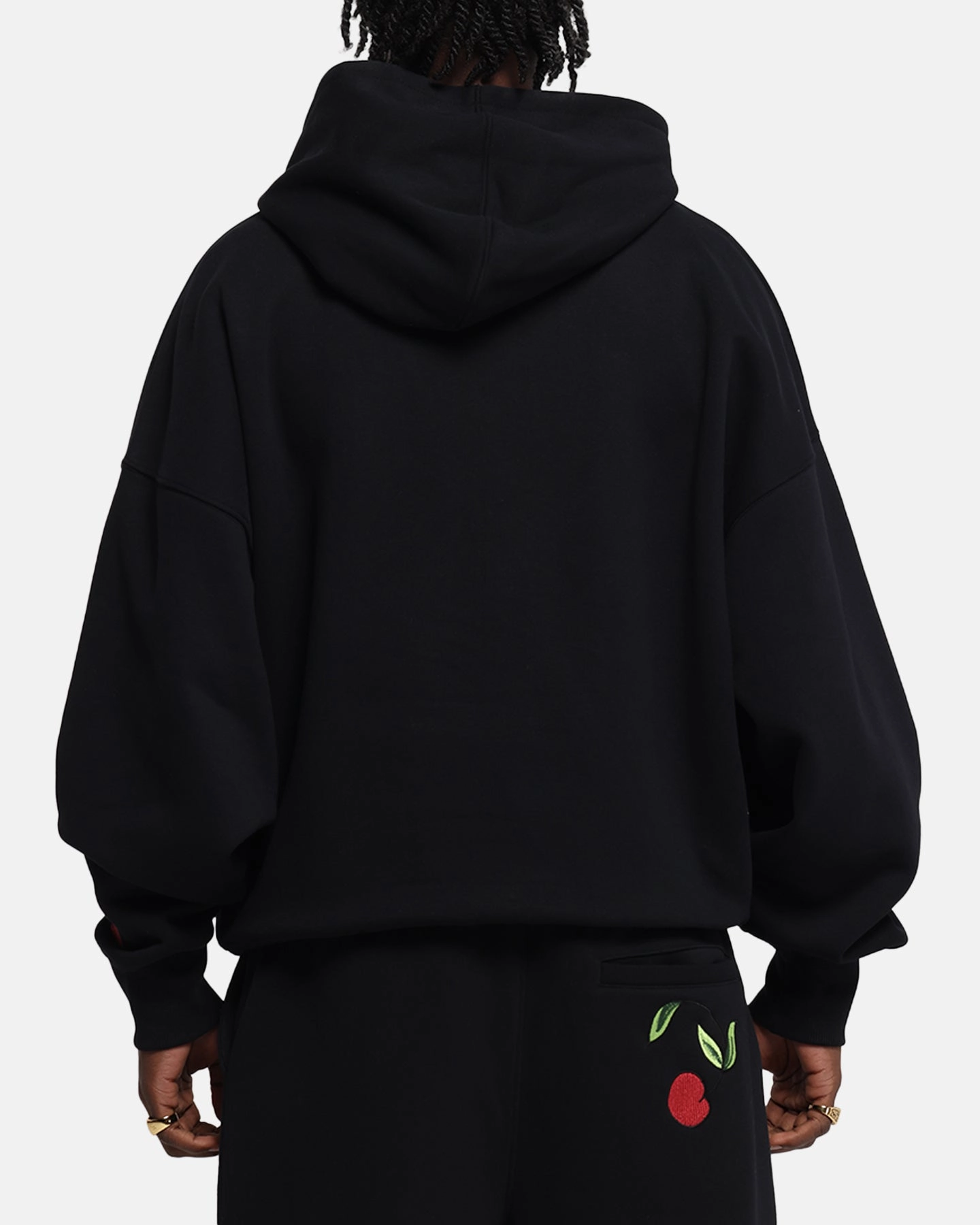 Ed Hardy Cherry Hoodie Black anti - static