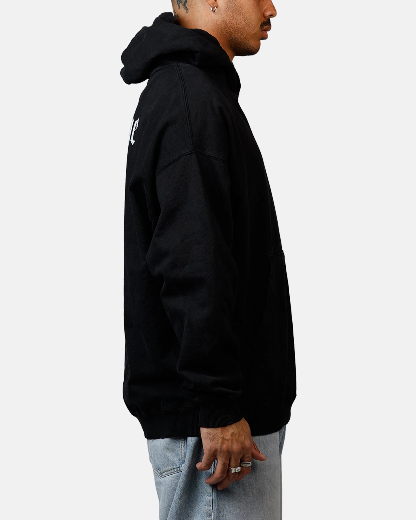 starlight Saint Morta Fallen Rising Boxy Hoodie Black