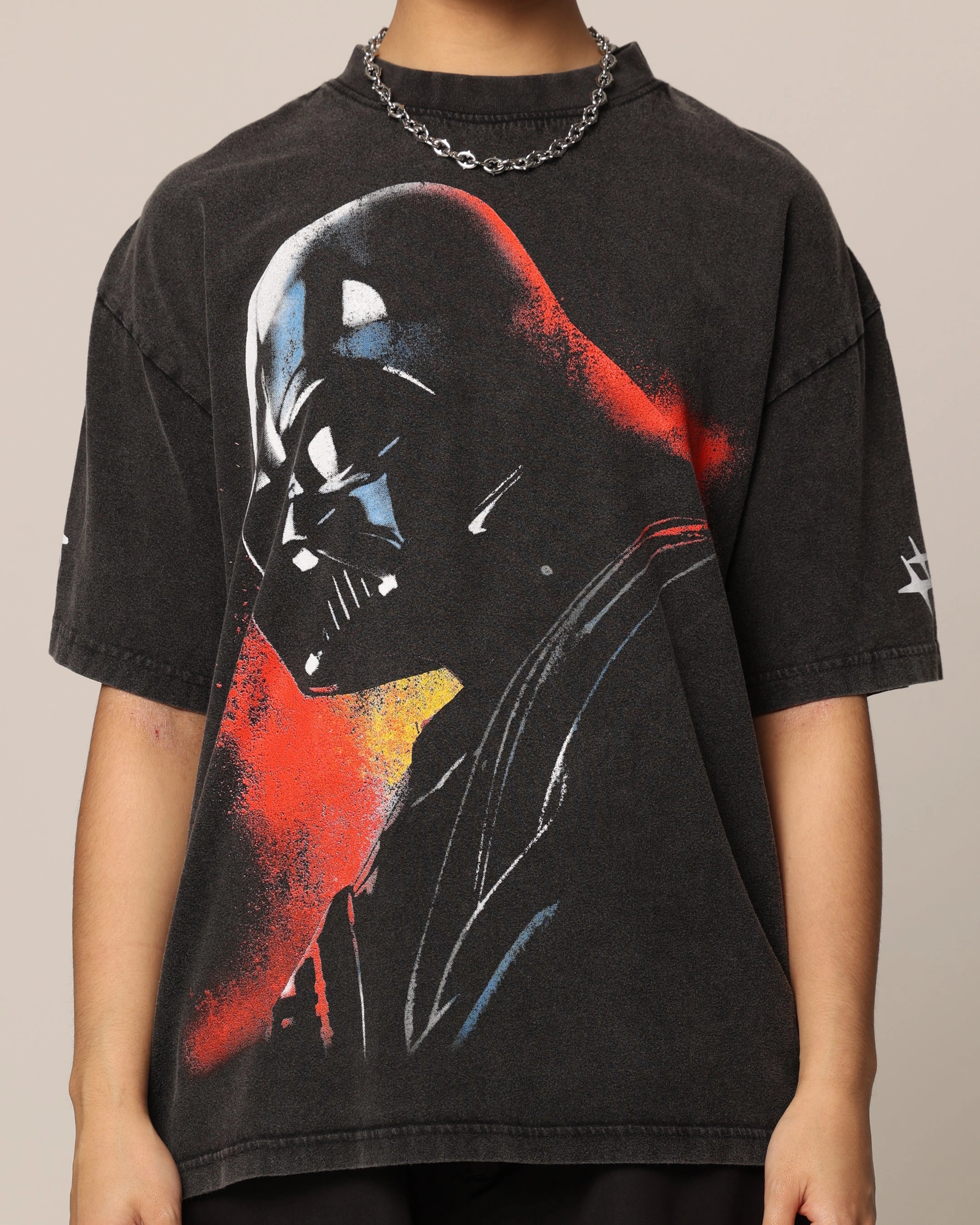 Star Wars Darth Vader T-Shirt Charcoal Pastel color