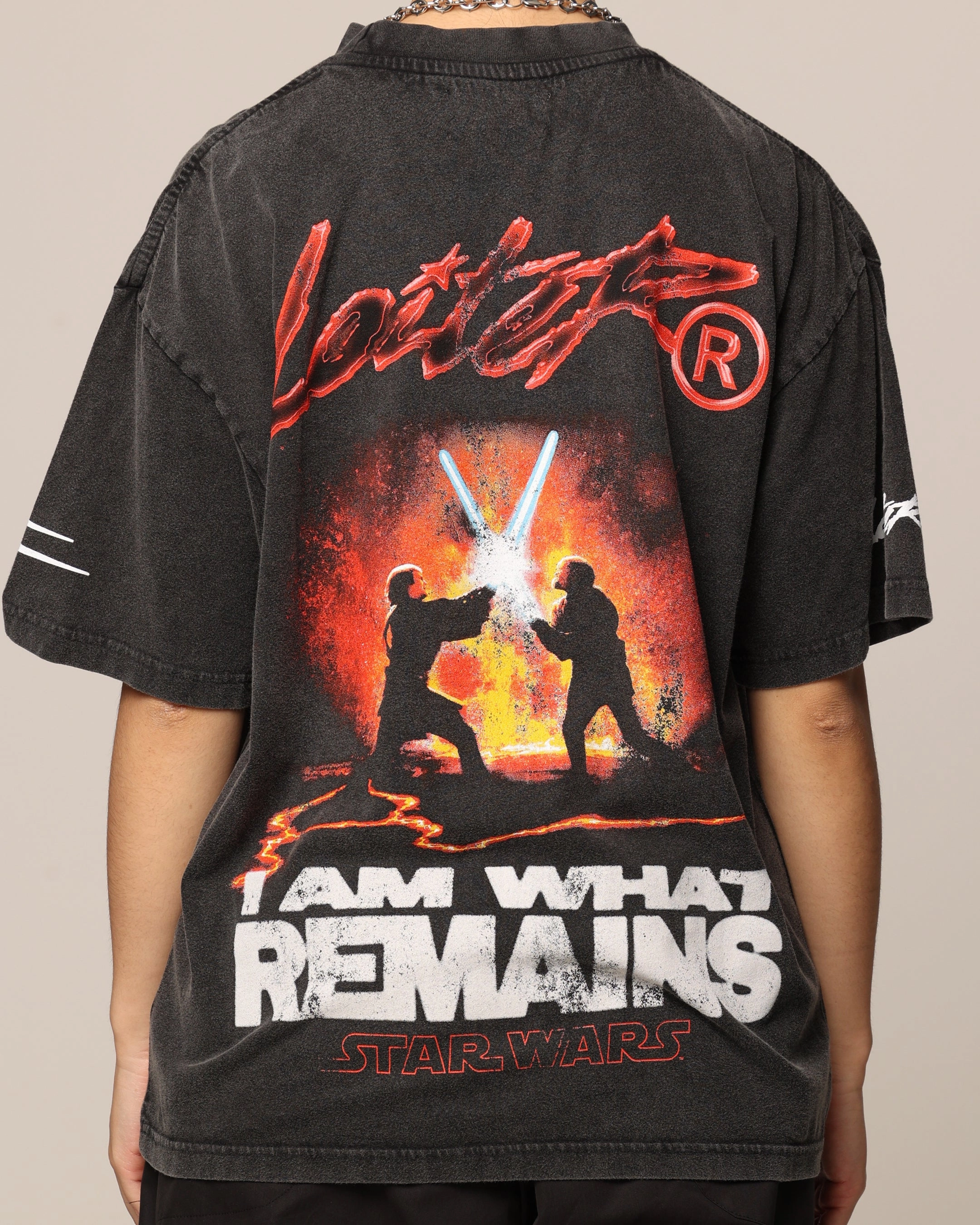 Star Wars Darth Vader T-Shirt Charcoal Weekend Style Trend Floral Pattern