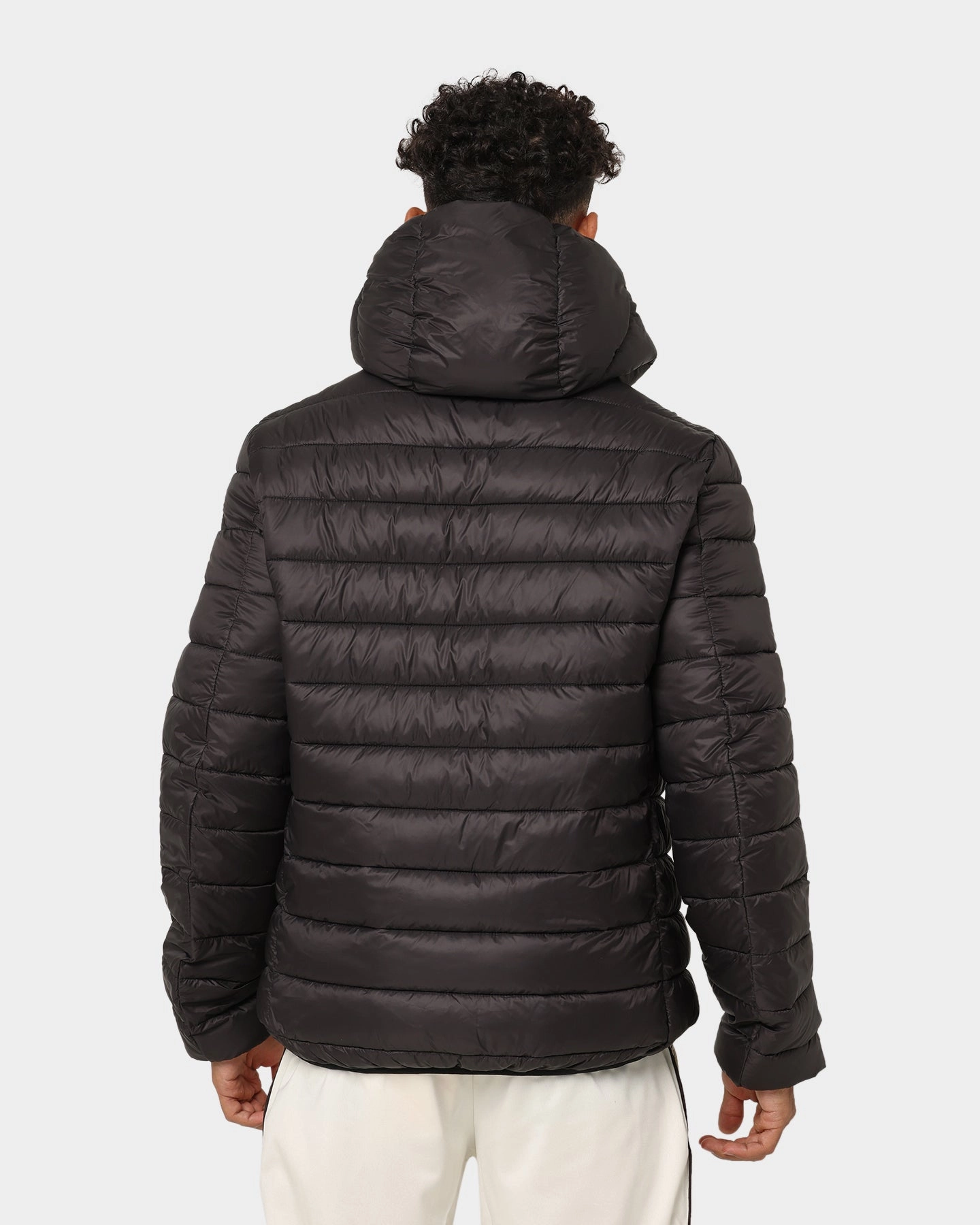 Hike Popular Kappa Logo Astro Puffer Jacket Black