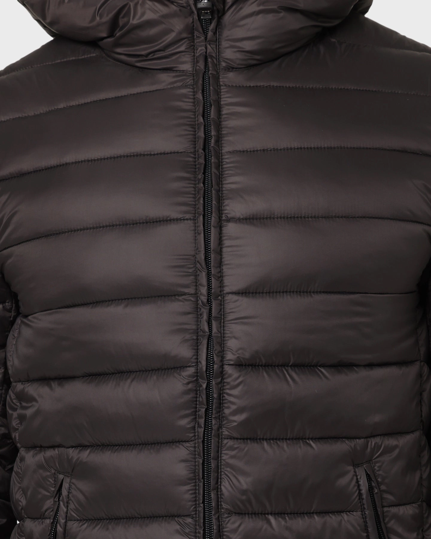 Easy Care Fabric Kappa Logo Astro Puffer Jacket Black