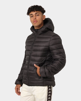 Kappa Logo Astro Puffer Jacket Black autumn season