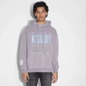 Operator - trained Ksubi Serrated Biggie Hoodie Silt 'Purple'