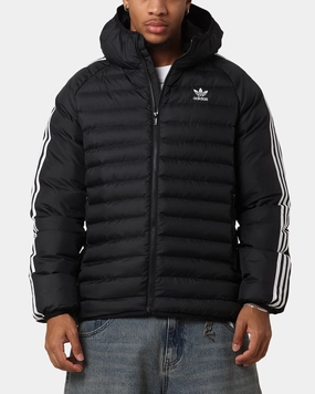Threat Relax Adidas Padded Hooded Jacket Black/White