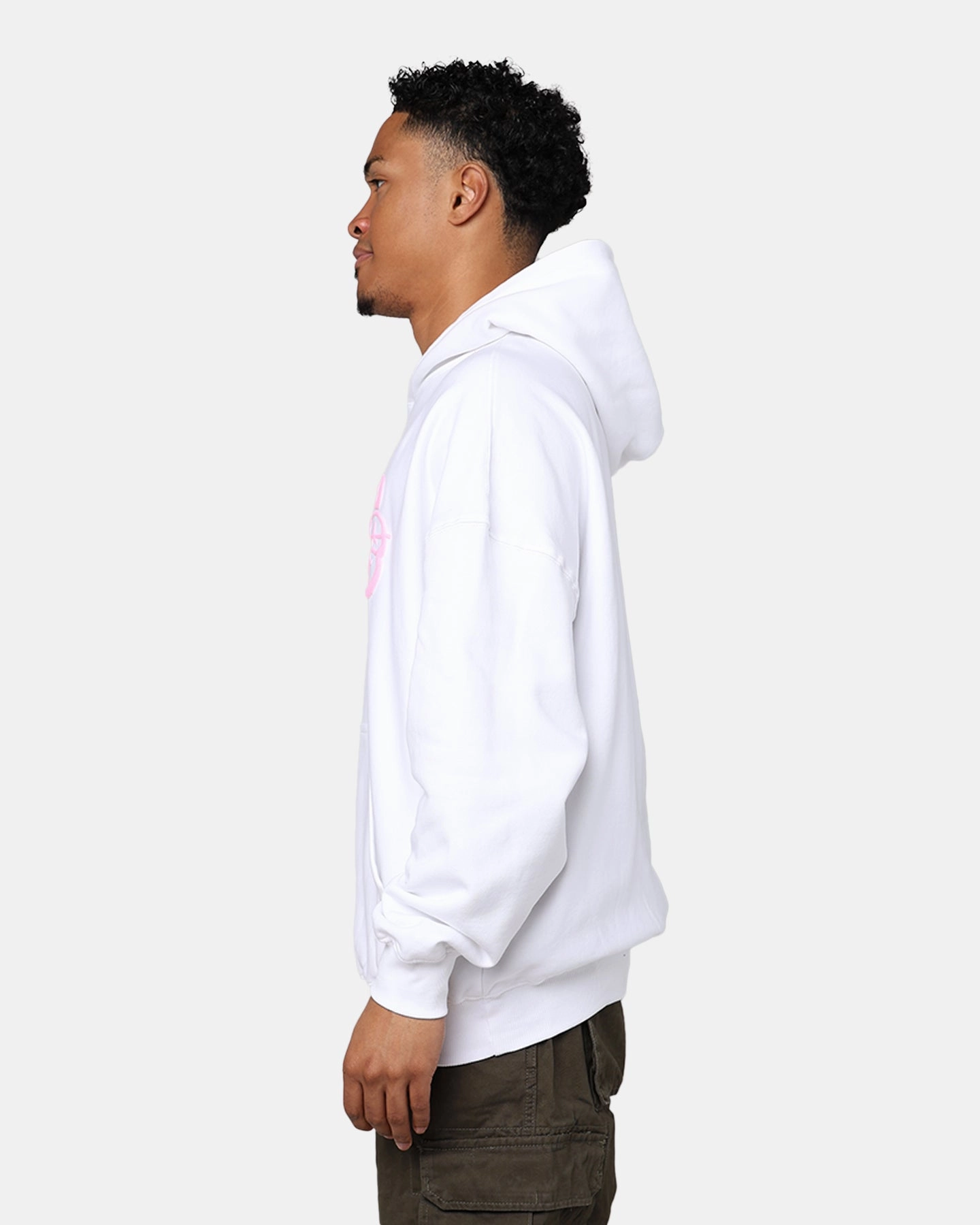 Carr?? Puffy C Hoodie White NonBulkyFit
