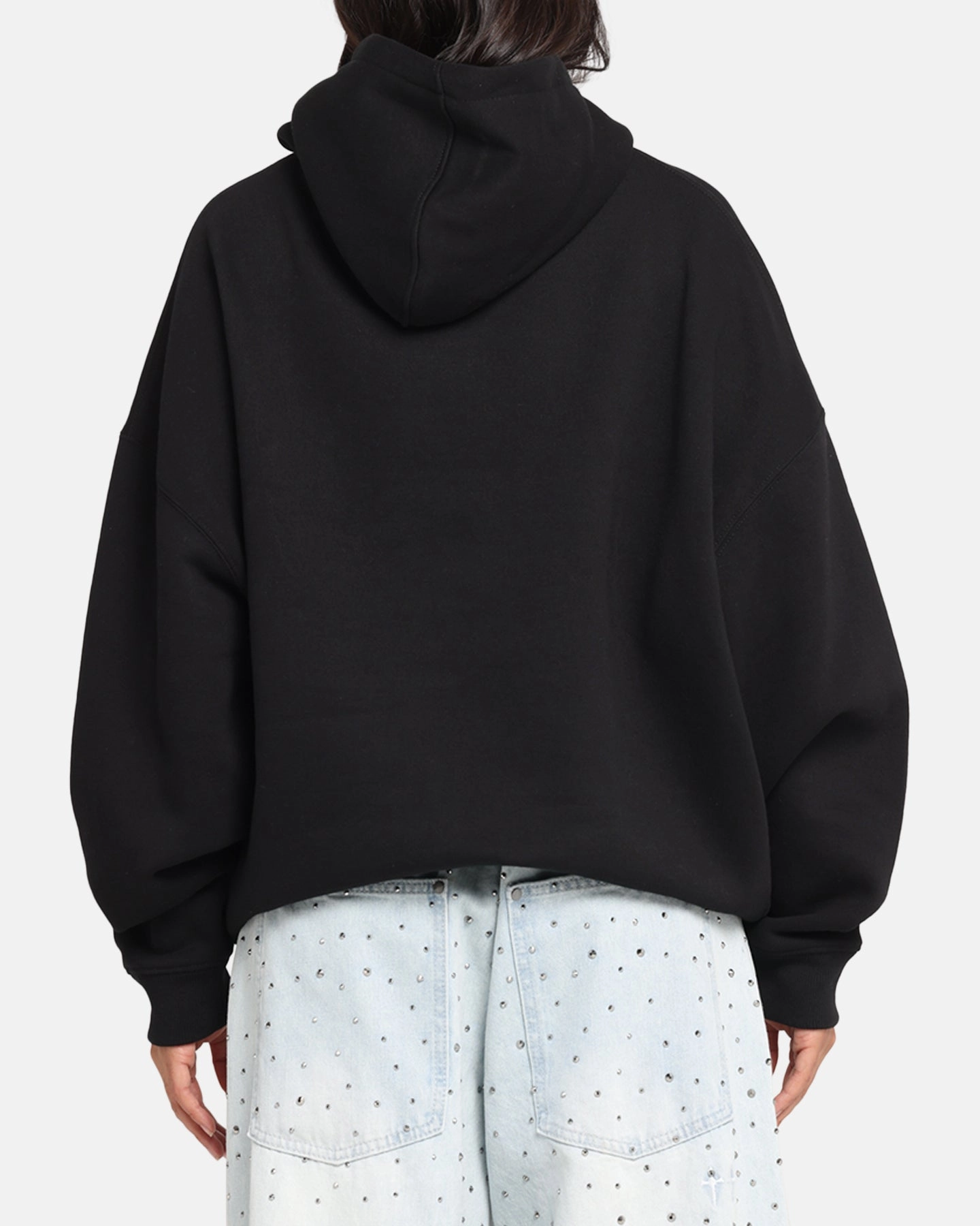 suitable for religious ceremonies Saint Morta Vision Boxy Hoodie Black