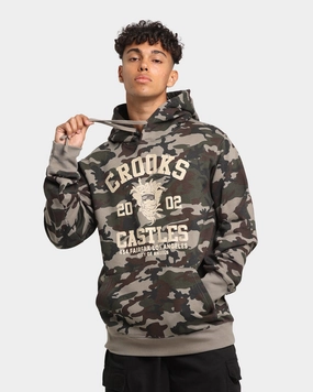 Budget - friendly Crooks & Castles Fairfax Varsity Hoodie Camo