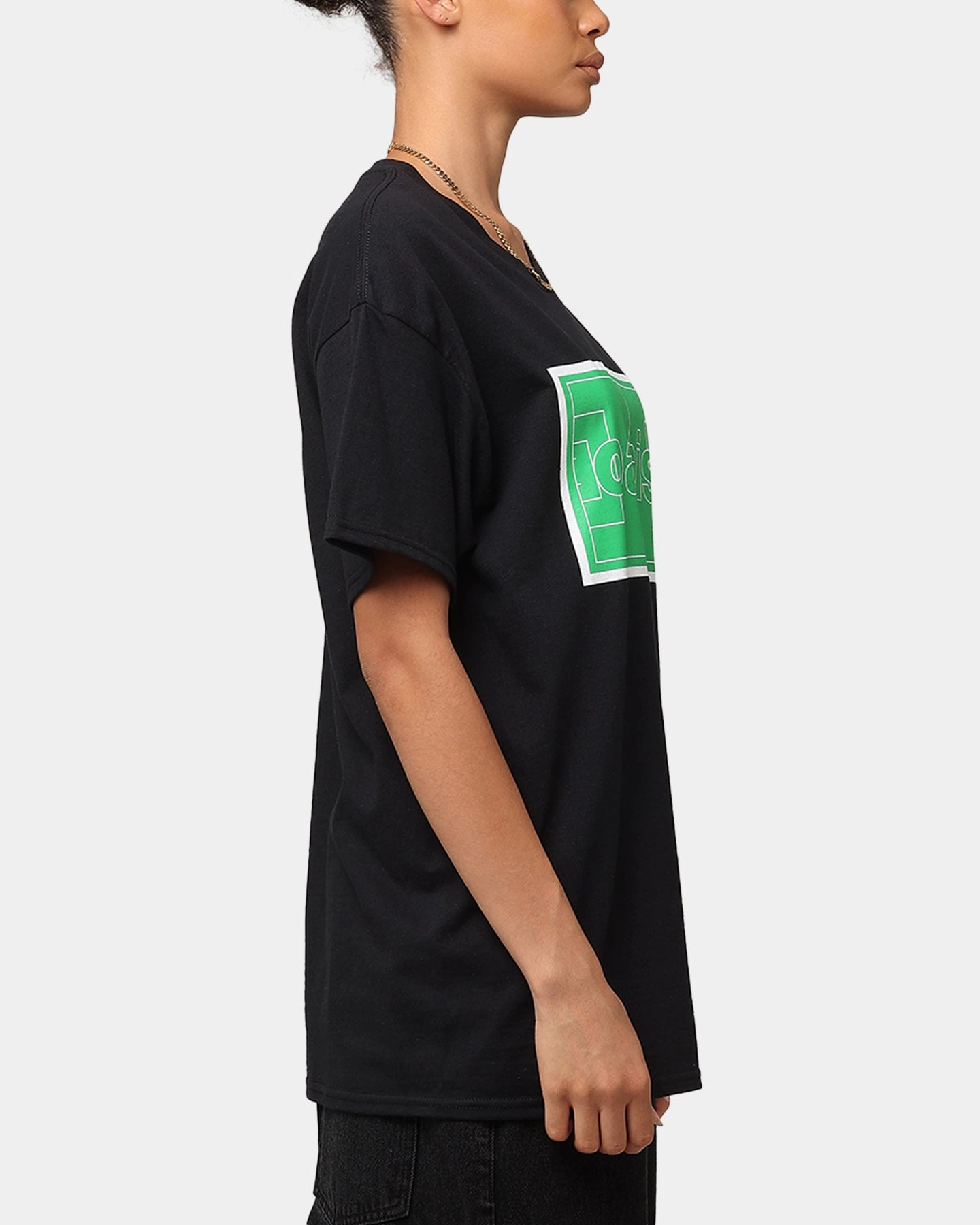 ZeroWaste Production Practical Comfort Oasis Maine Road T-Shirt Black