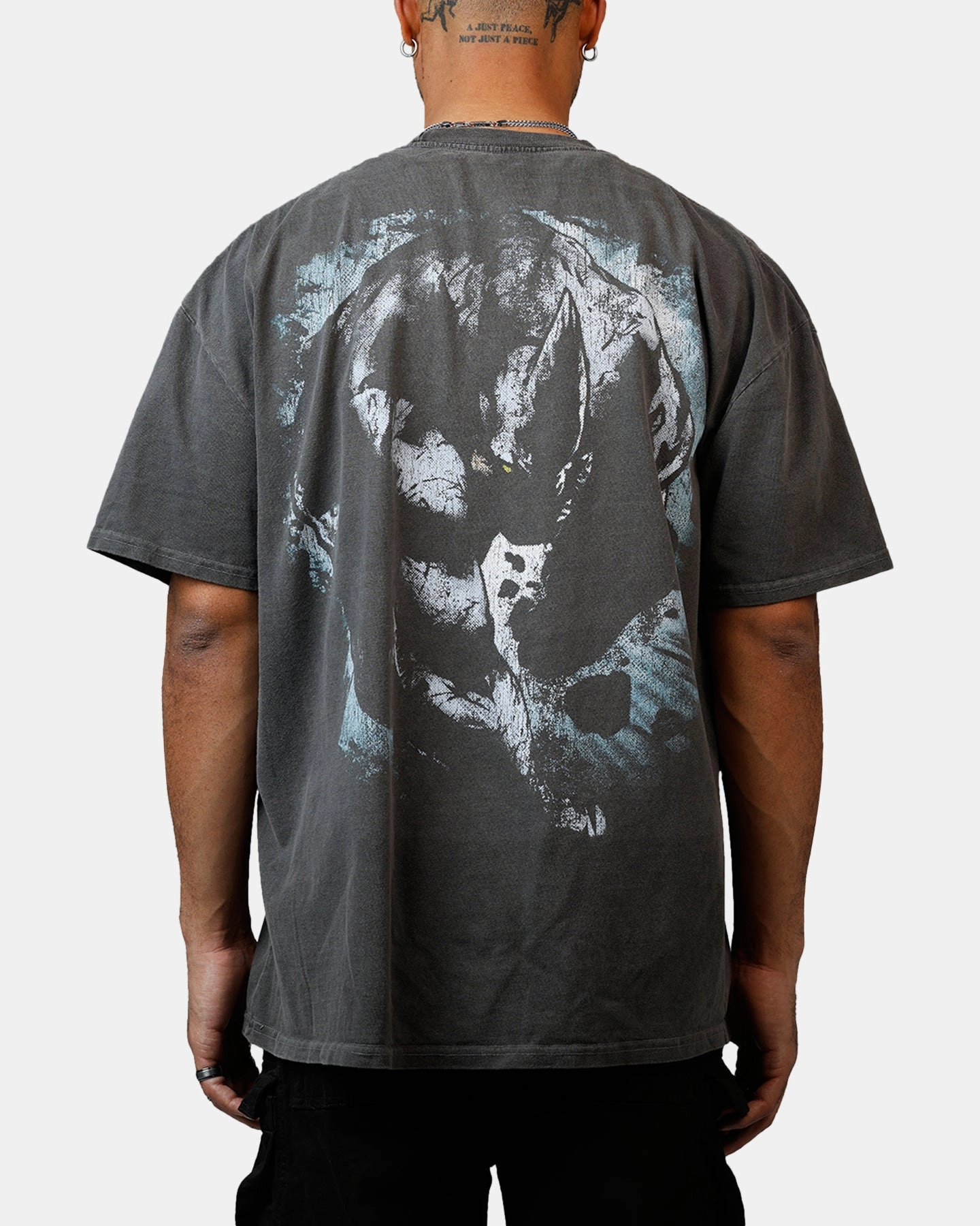 Goat Crew Marvel Villians Rhino Heavy T-Shirt Black Wash Luxury exclusivity