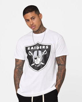 Cozy Touch Majestic Athletic Las Vegas Raiders Prism T-Shirt Vintage White