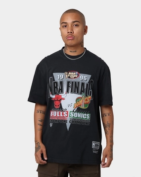 Travel Outfit Mitchell & Ness Chicago Bulls NBA Finals 1996 T-Shirt Black