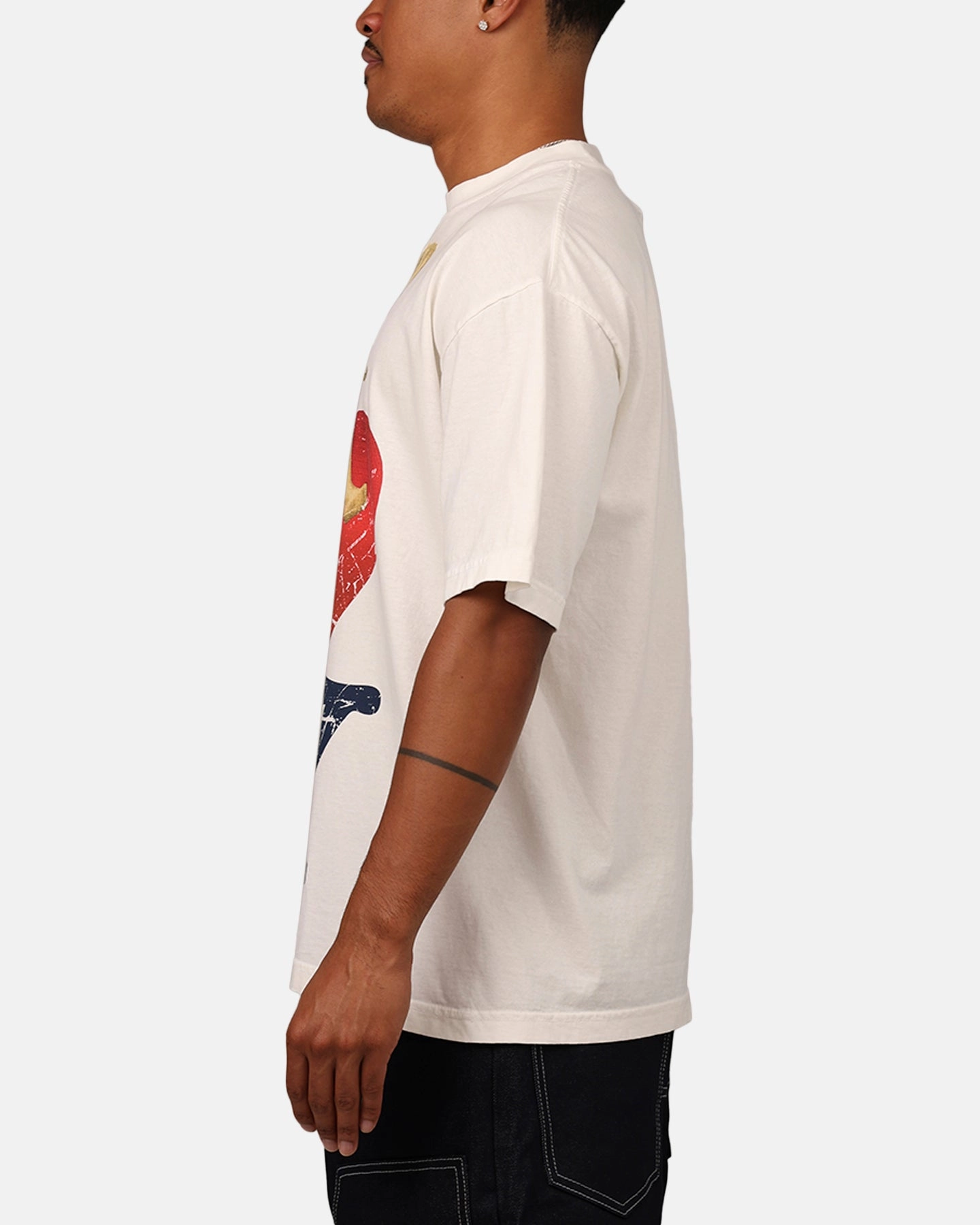 Sworn To Us I Love NY T-Shirt Eggshell Elderly clothing