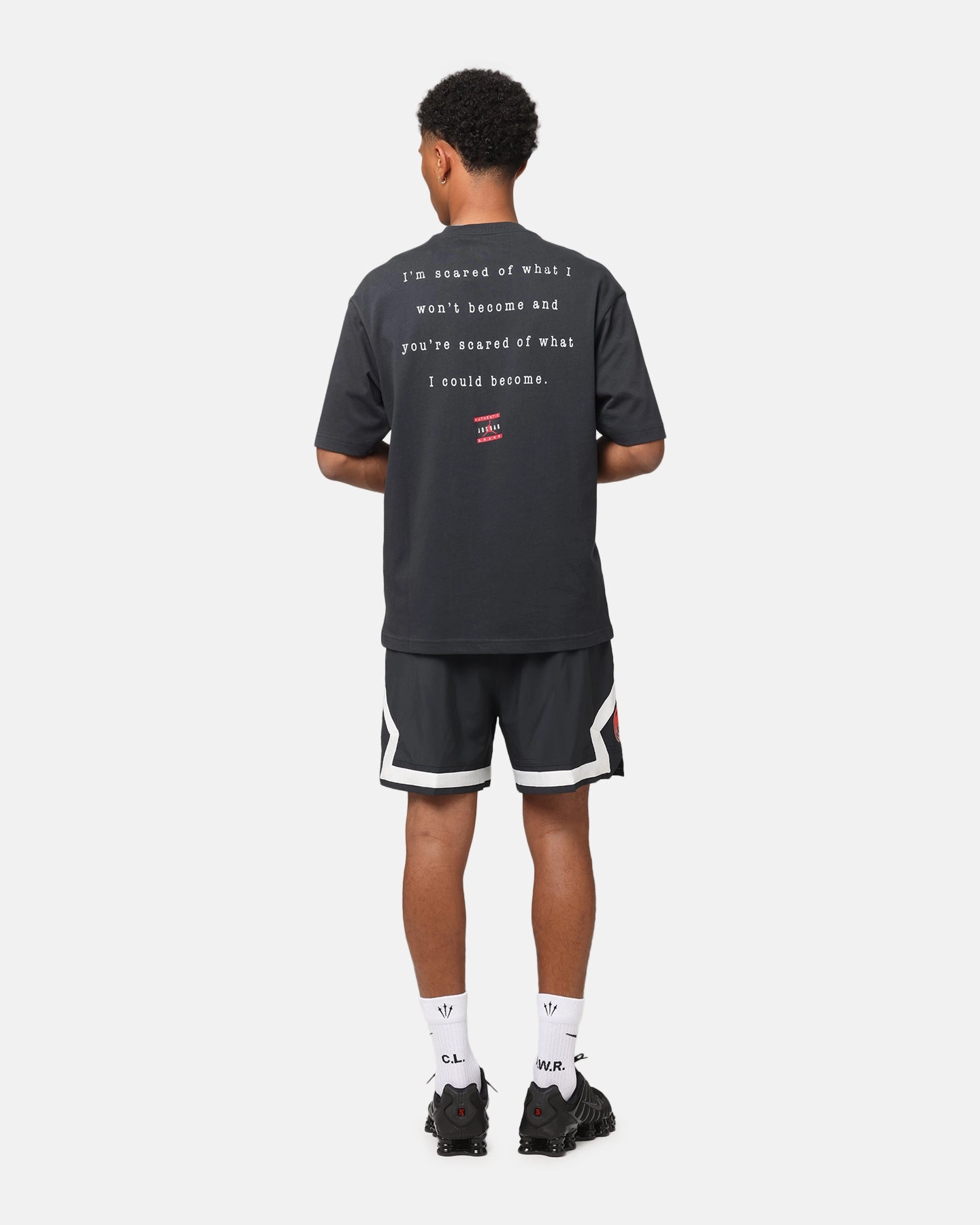 Chill Style Outdoor Sports Jordan Statement 1985 J Day Crewneck T-Shirt Off Noir