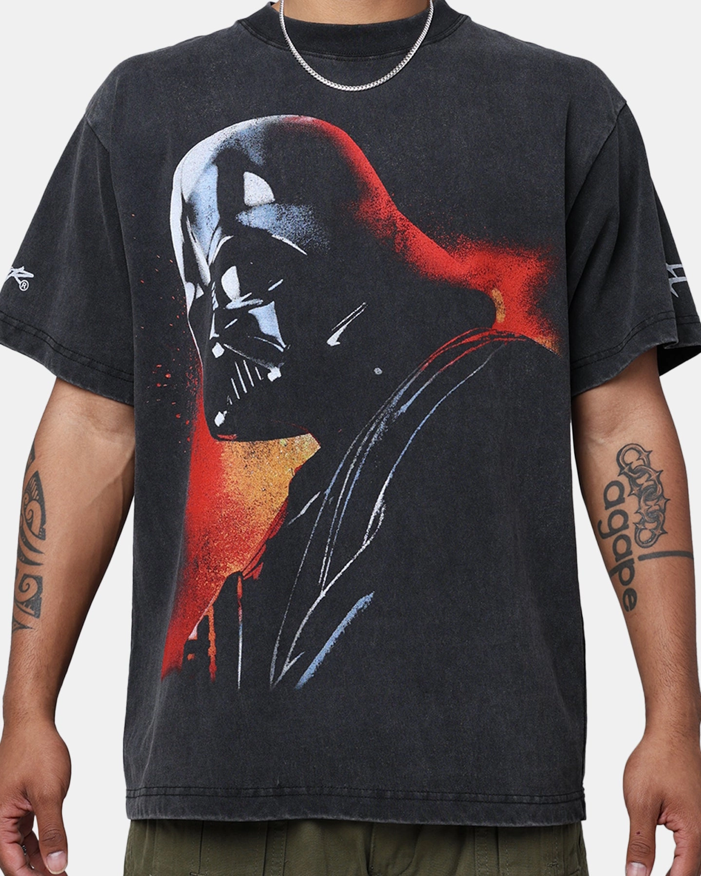 Star Wars Darth Vader T-Shirt Black Wash Timeless Wear Street Smart