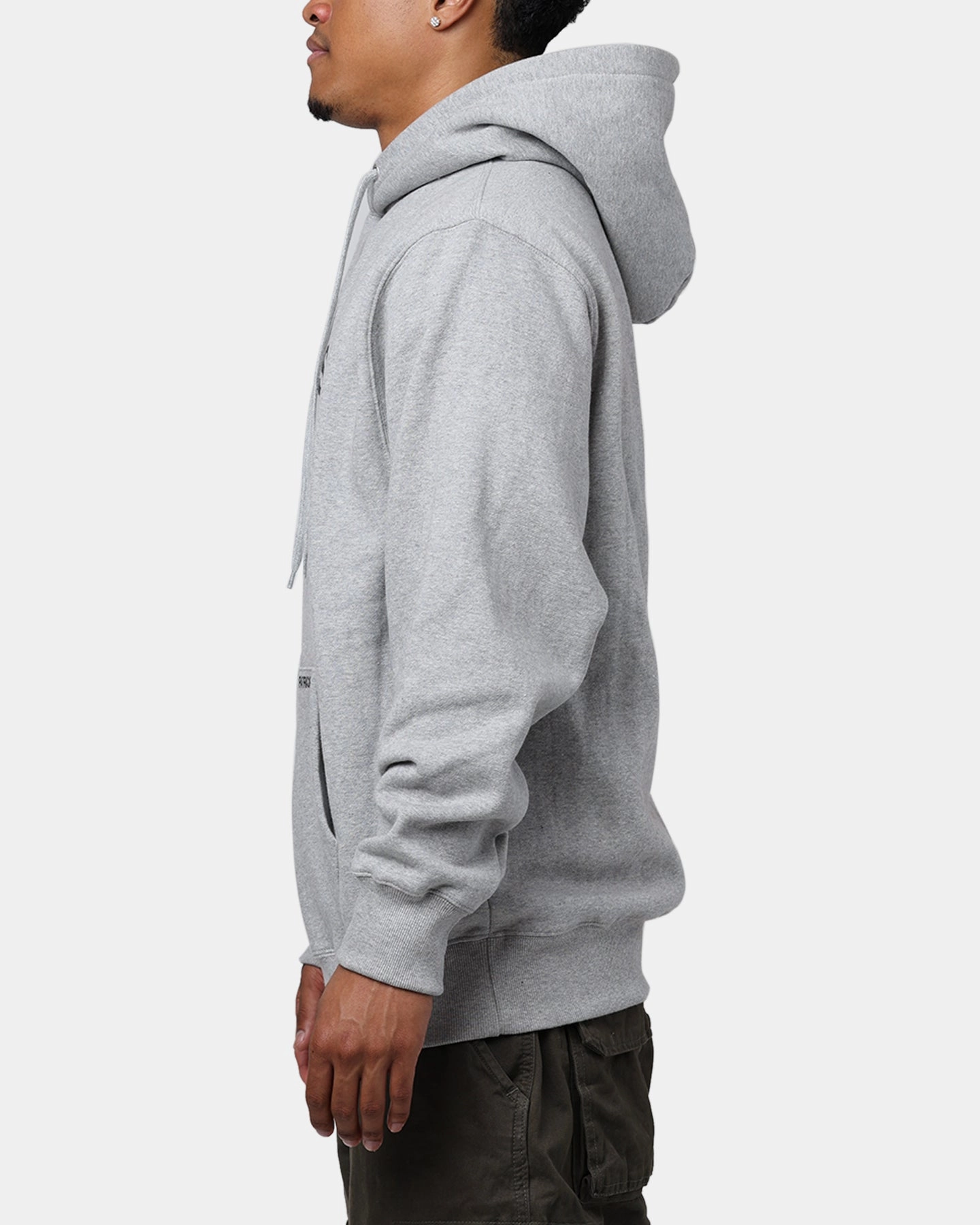 Daniel Patrick Surplus Logo Hoodie Grey Outerwear Versatile Layering