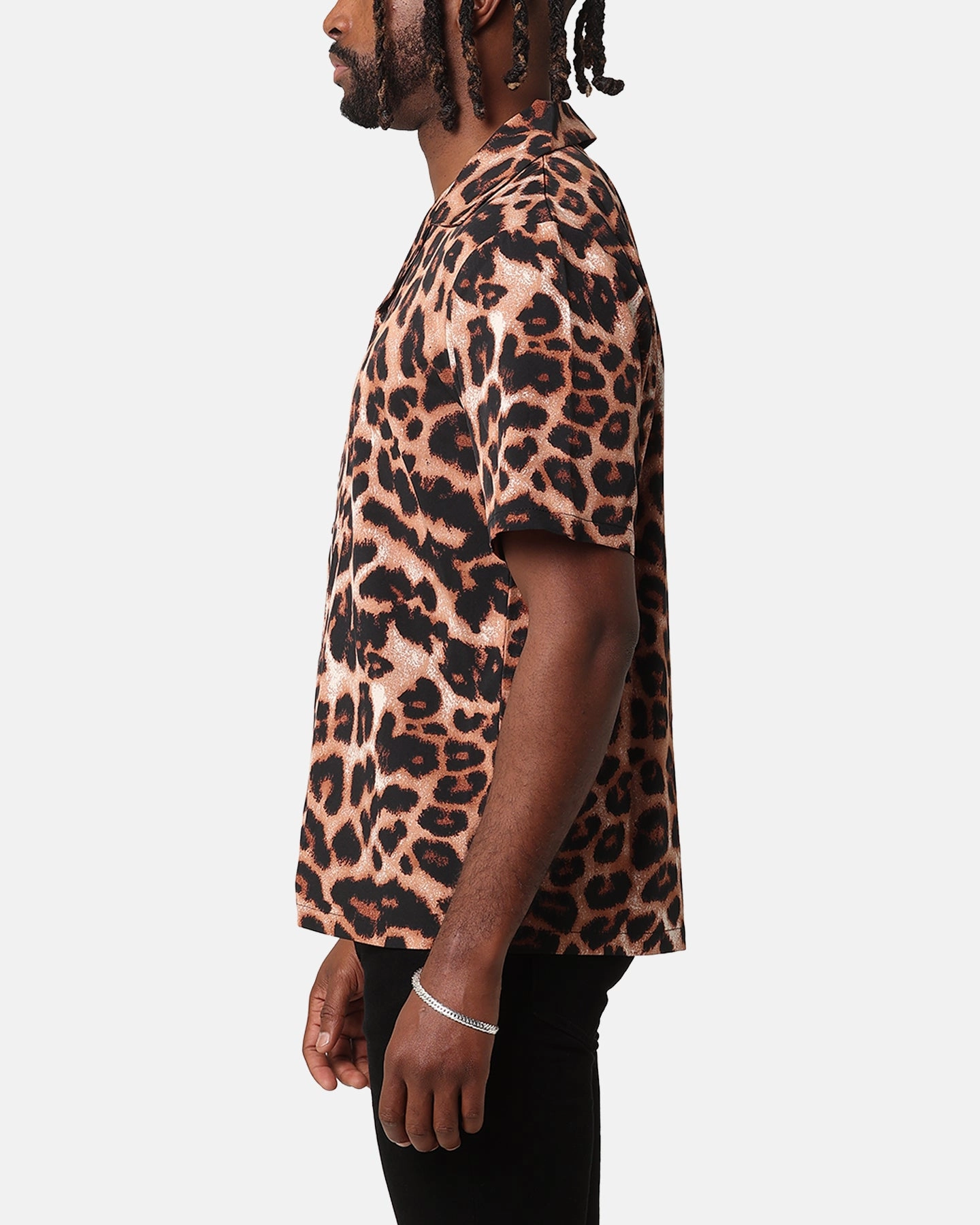 XXIII Leopard Button Up Shirt Leopard No Bulk Layering System
