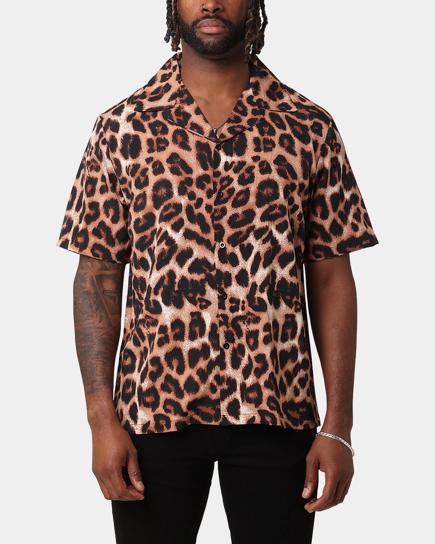 XXIII Leopard Button Up Shirt Leopard Weekend Outing Smart Look